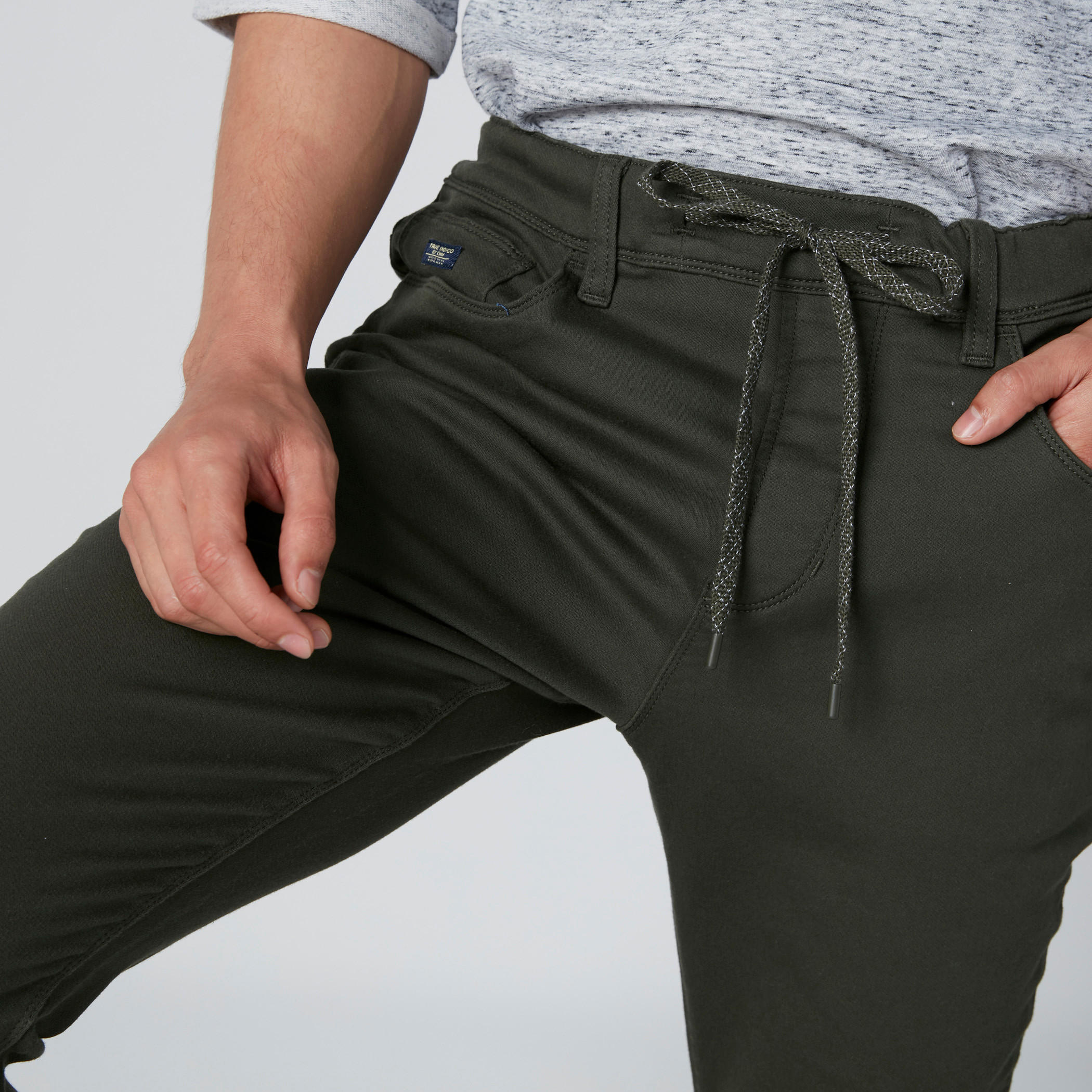 Pocket Detail Low-Rise Jeans with Drawstring-men-clothing-bottoms-jeans-image-4