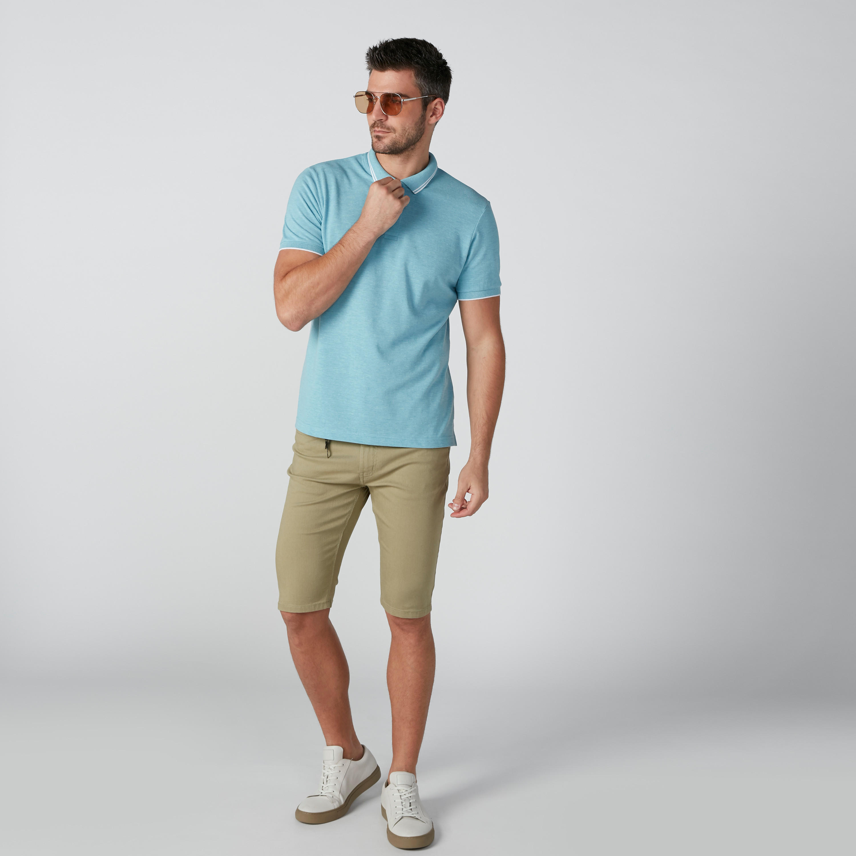 شورت مستدام بخصر منخفض وجيوب-men-clothing-bottoms-shorts-image-1