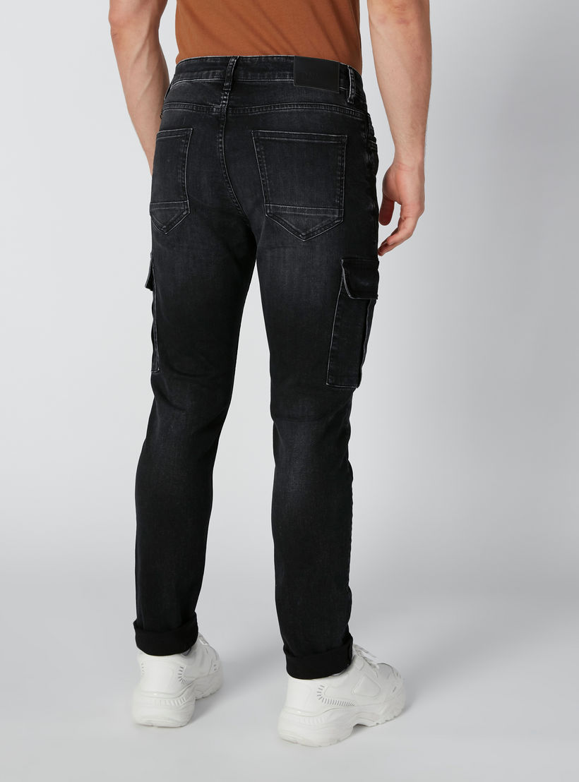 بنطال جينز طويل بقصّة سليم بجيوب وحلقات للحزام-men-clothing-bottoms-jeans-image-3
