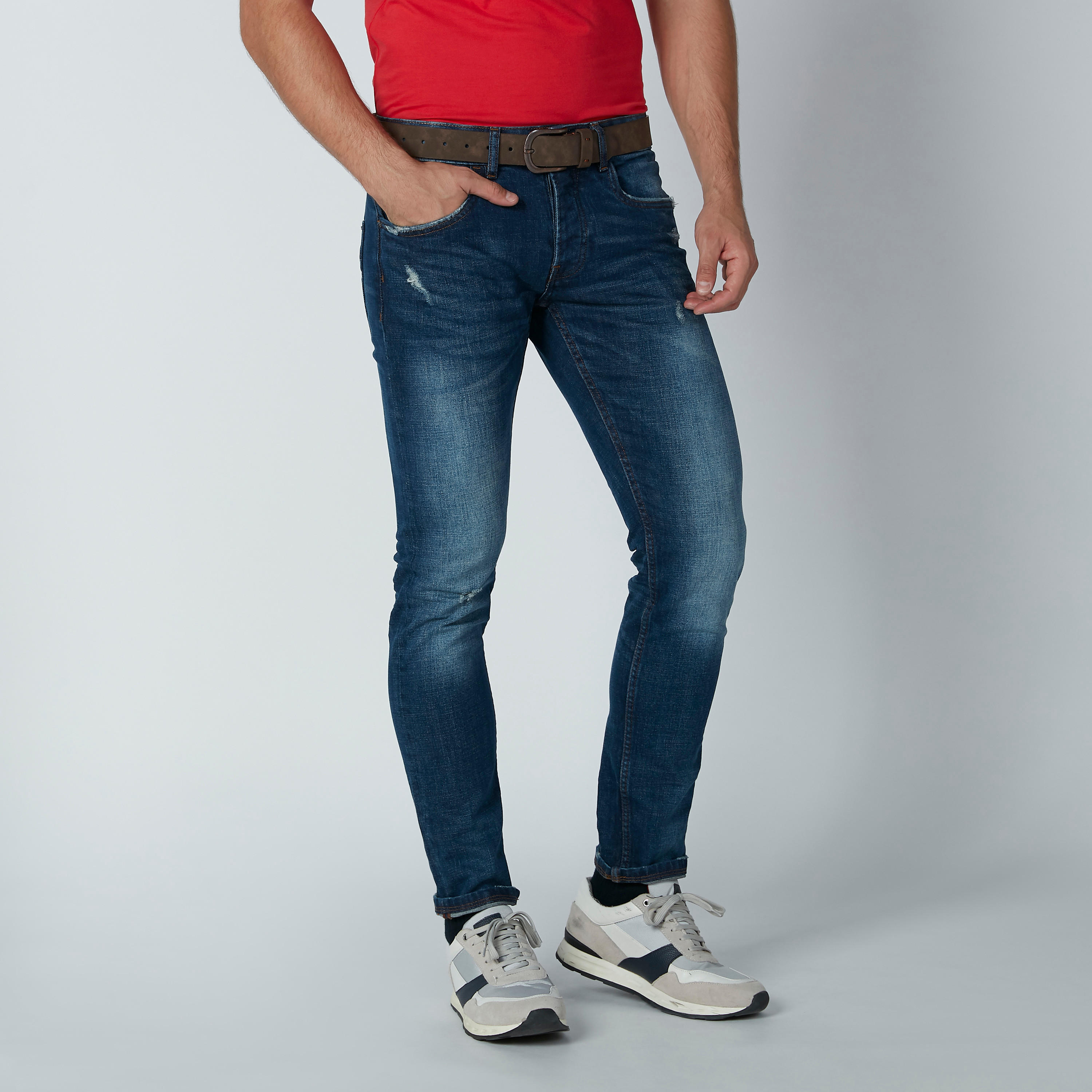 بنطال جينز طويل بجيوب وحلقات للحزام-men-clothing-bottoms-jeans-image-1