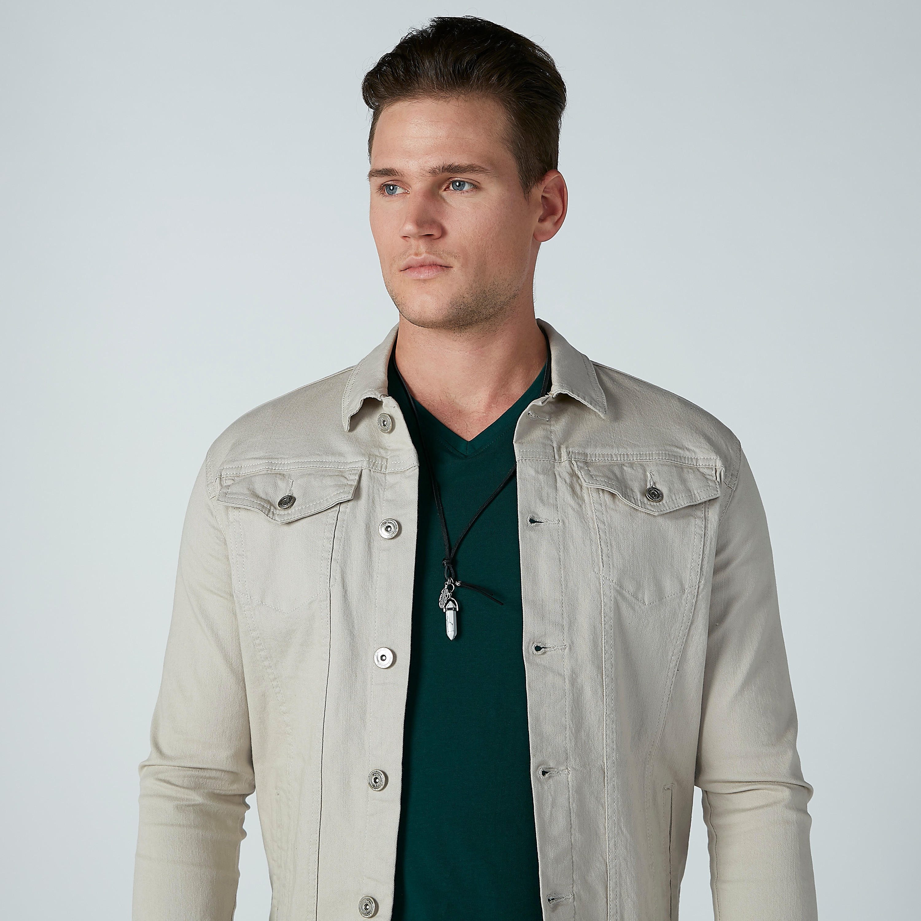 جاكيت مستادمة دينم بأكمام طويلة وجيوب-men-clothing-jacketsandblazers-jackets-image-5