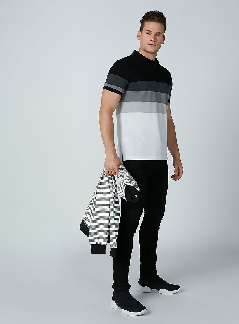Plain Jeans with Drawstring and Pocket Detail-men-clothing-bottoms-jeans-image-2