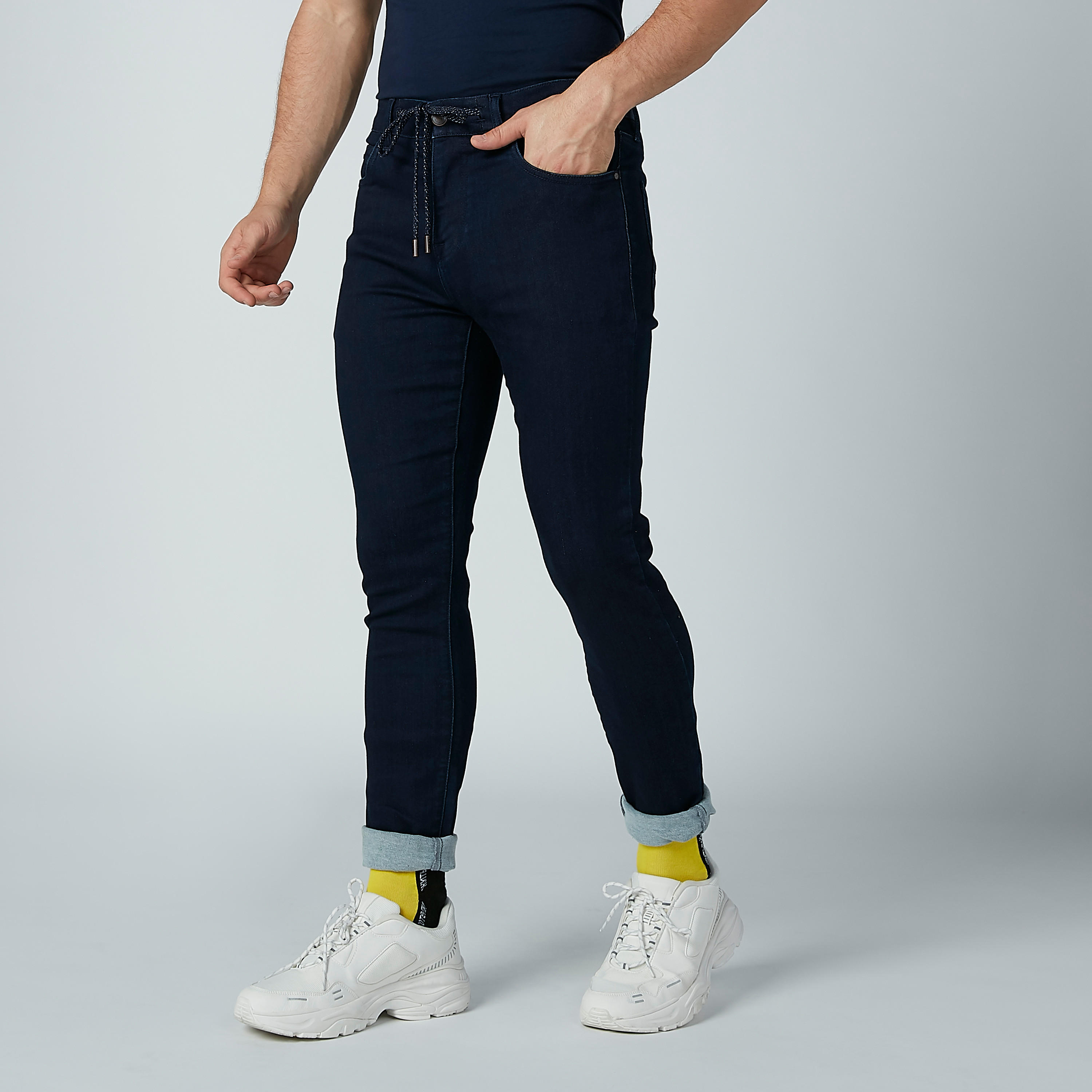 Pocket Detail Jeans with Drawstring-men-clothing-bottoms-jeans-image-4