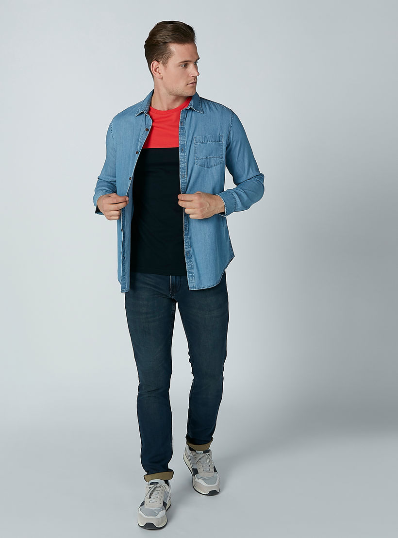 بنطال جينز طويل بجيوب وحلقات للحزام-men-clothing-bottoms-jeans-image-2