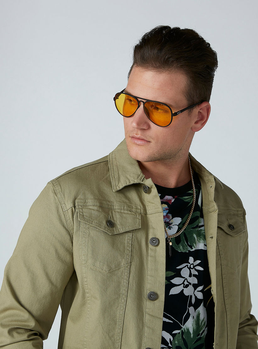 جاكيت دينم بأكمام طويلة وجيوب-men-clothing-jacketsandblazers-jackets-image-1