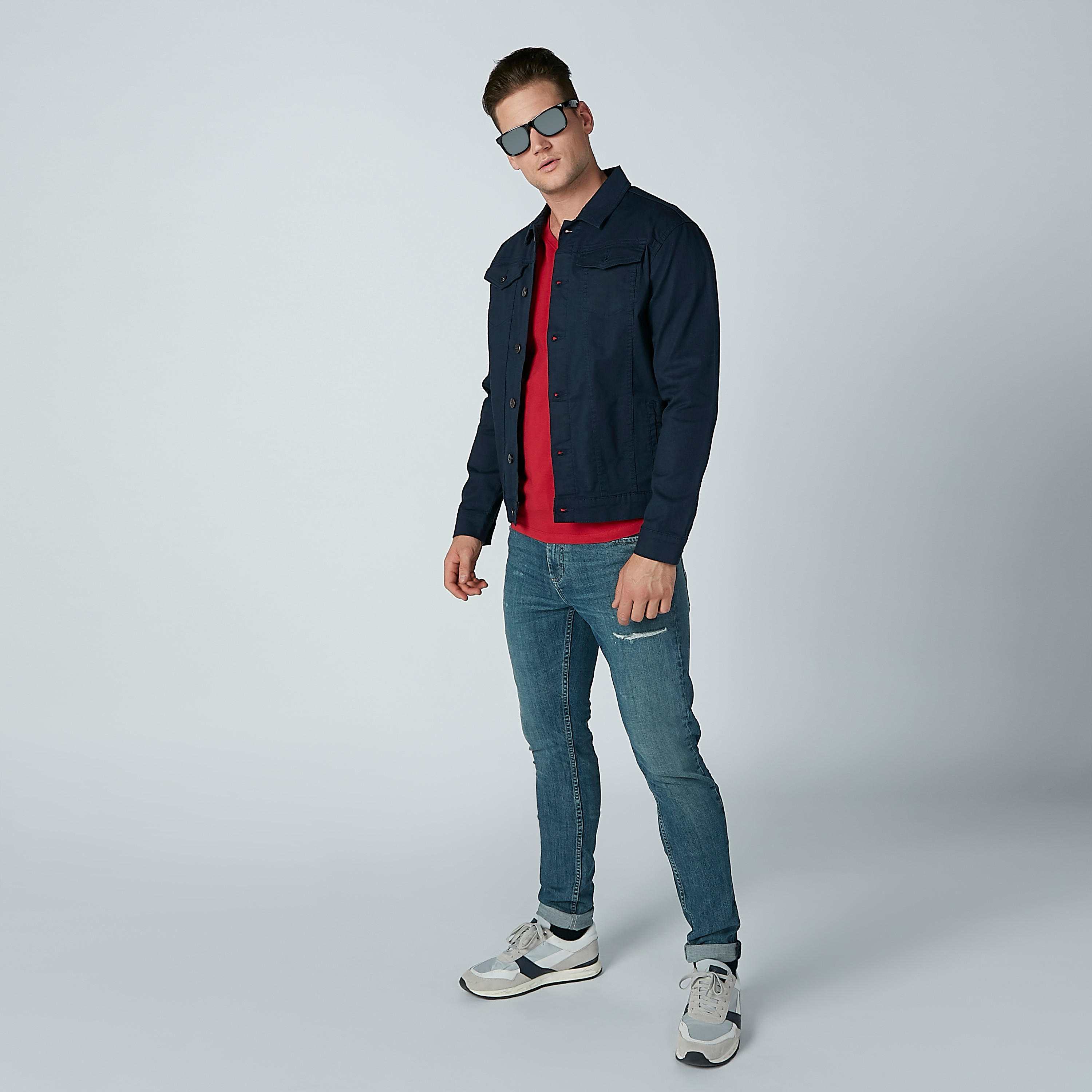 Plain Jacket with Long Sleeves-men-clothing-jacketsandblazers-jackets-image-2