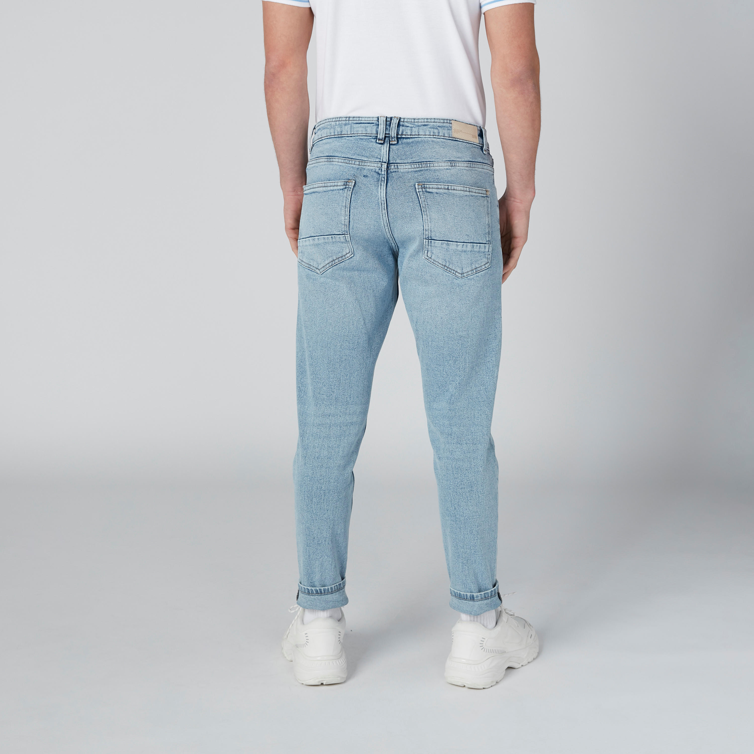 Pocket Detail Jeans With Zip Fly-men-clothing-bottoms-jeans-image-2