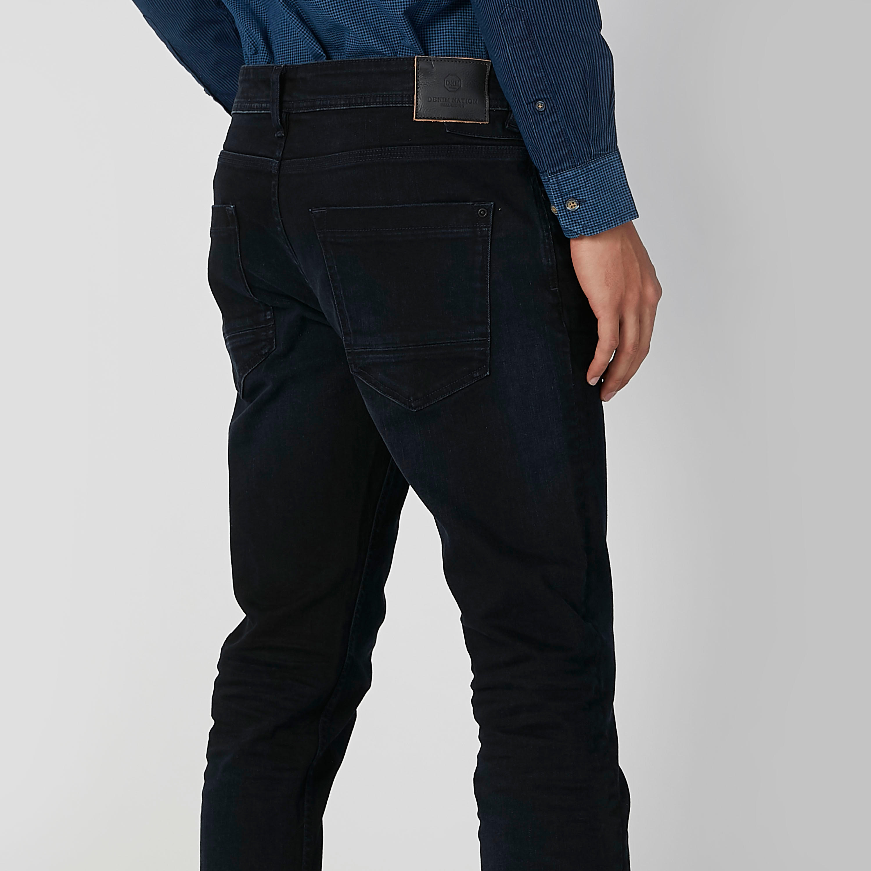 بنطلون جينز مستدام طويل سليم بخصر منخفض وجيوب -men-clothing-bottoms-jeans-image-5