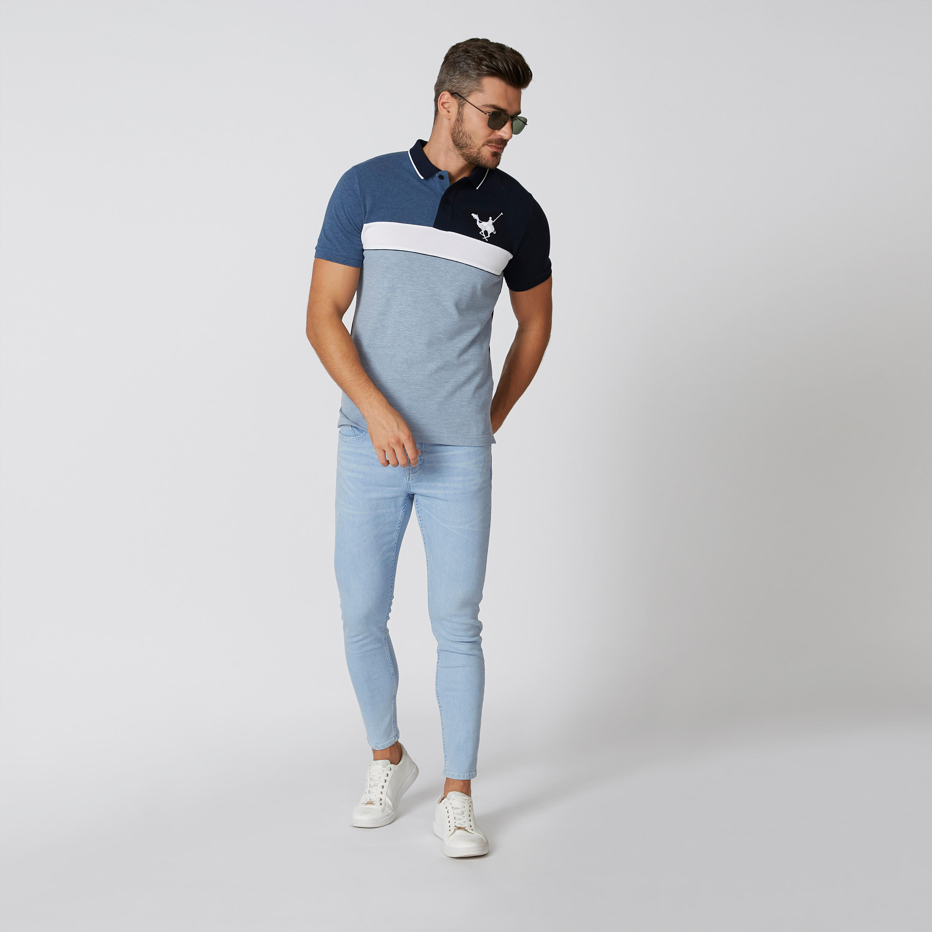 بنطلون جينز سادة طويل بجيوب وحلقات للحزام-men-clothing-bottoms-jeans-image-2