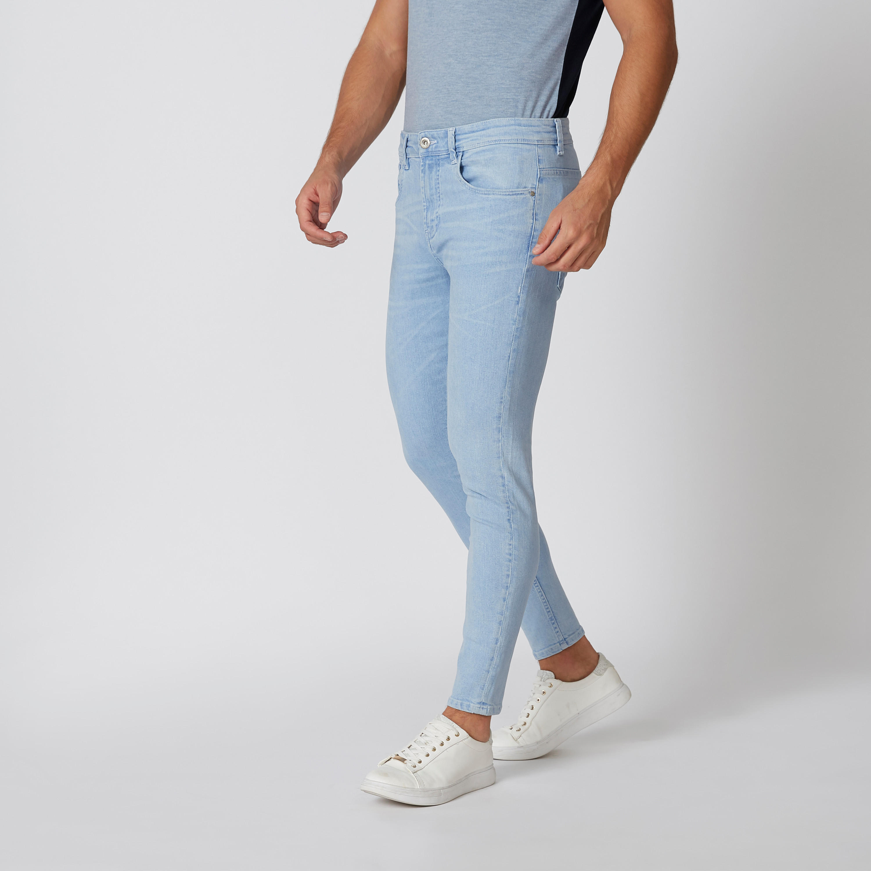 بنطلون جينز سادة طويل بجيوب وحلقات للحزام-men-clothing-bottoms-jeans-image-4