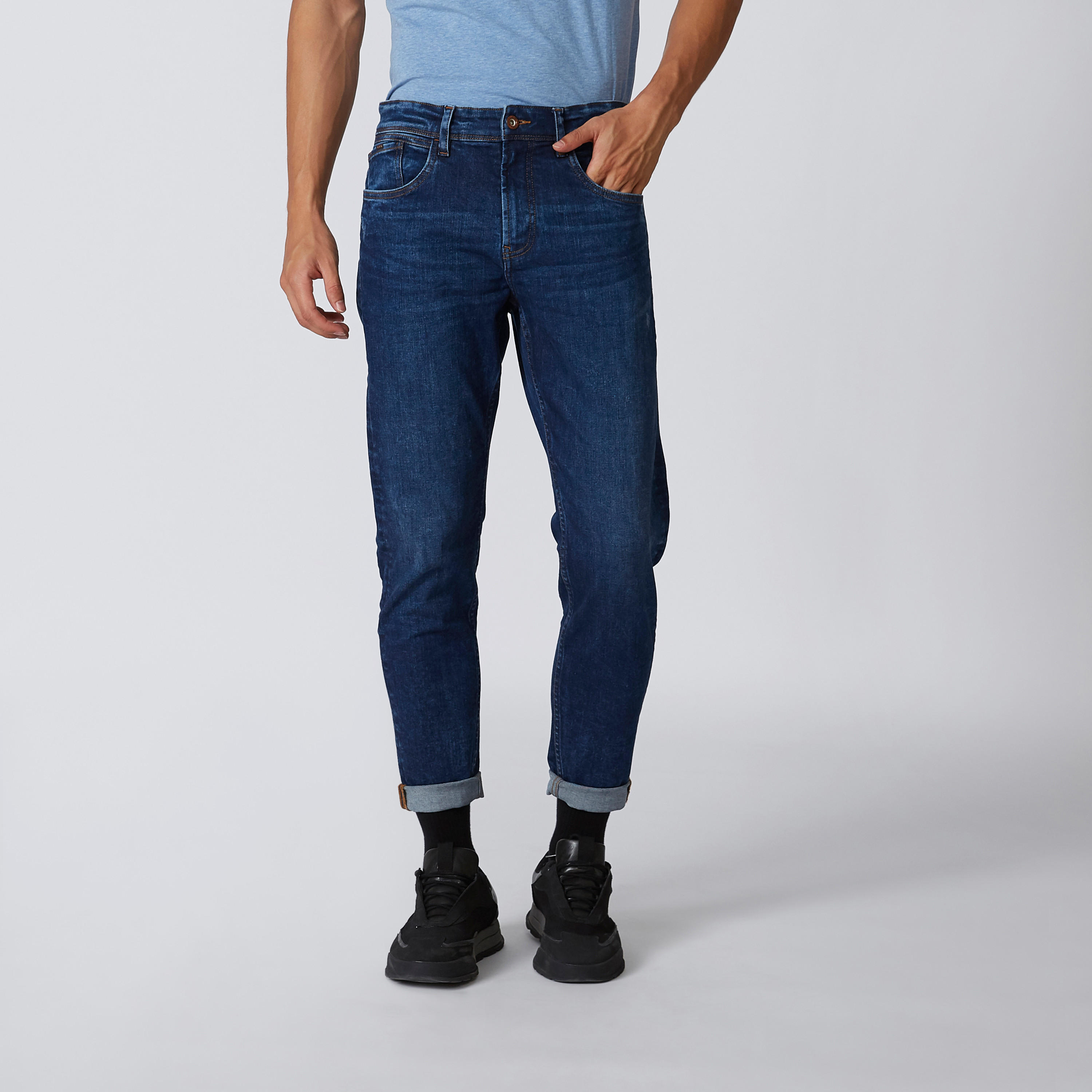 بنطال جينز طويل بجيوب وحلقات للحزام-men-clothing-bottoms-jeans-image-4