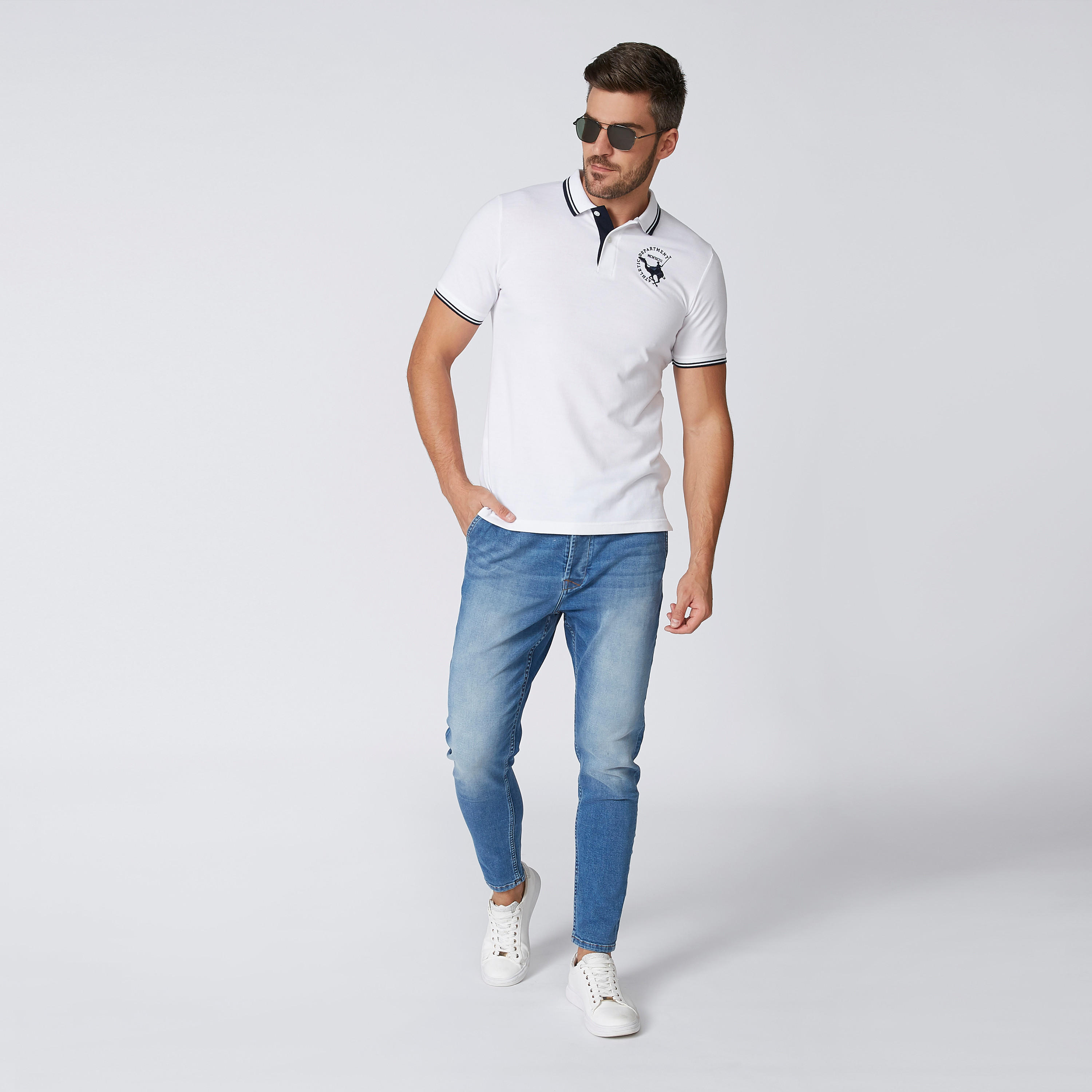 Full Length Plain Jeans with Pocket Detail-men-clothing-bottoms-jeans-image-2