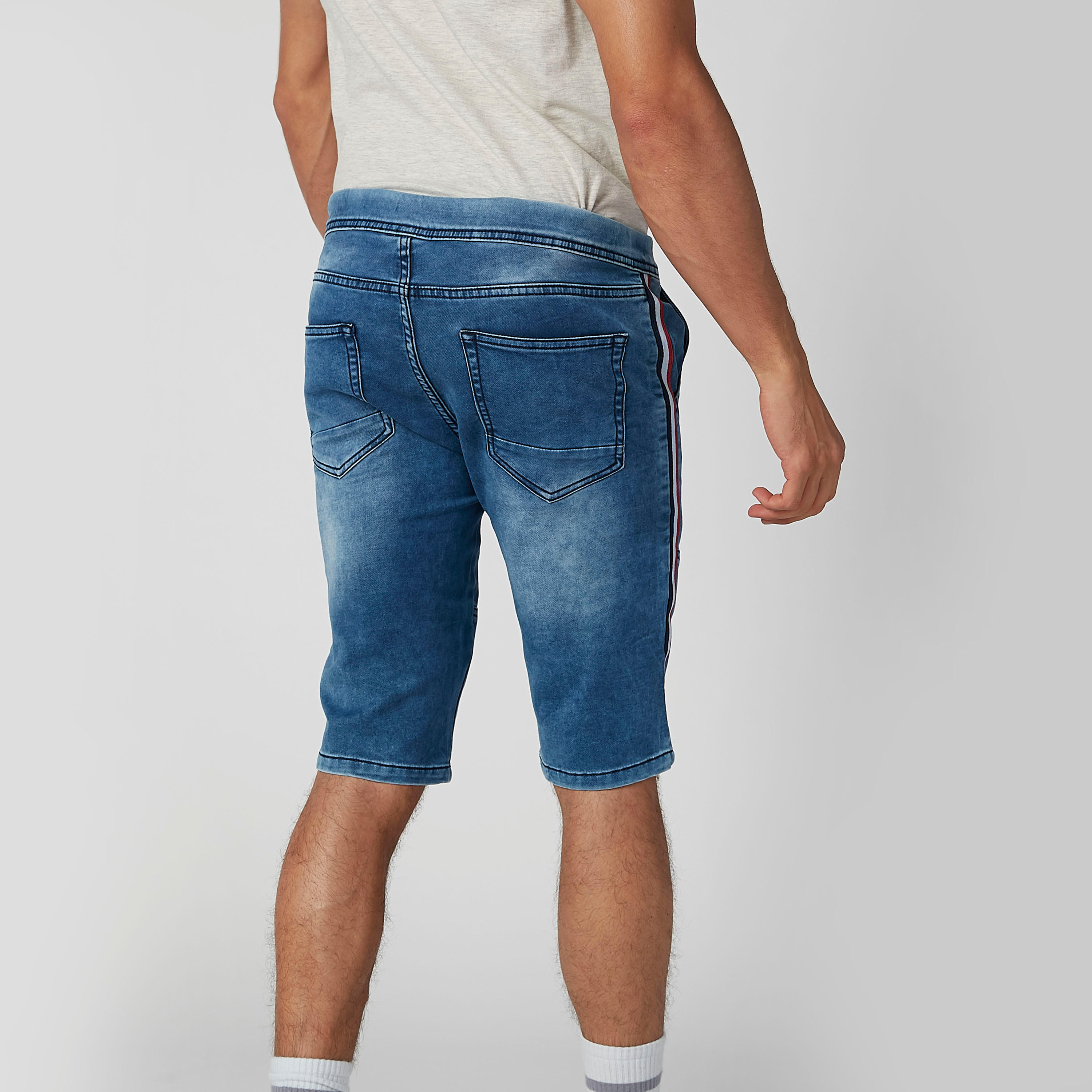 شورت مستدام دينم بخصر متوسط الارتفاع وجيوب وشريطة-men-clothing-bottoms-shorts-image-5