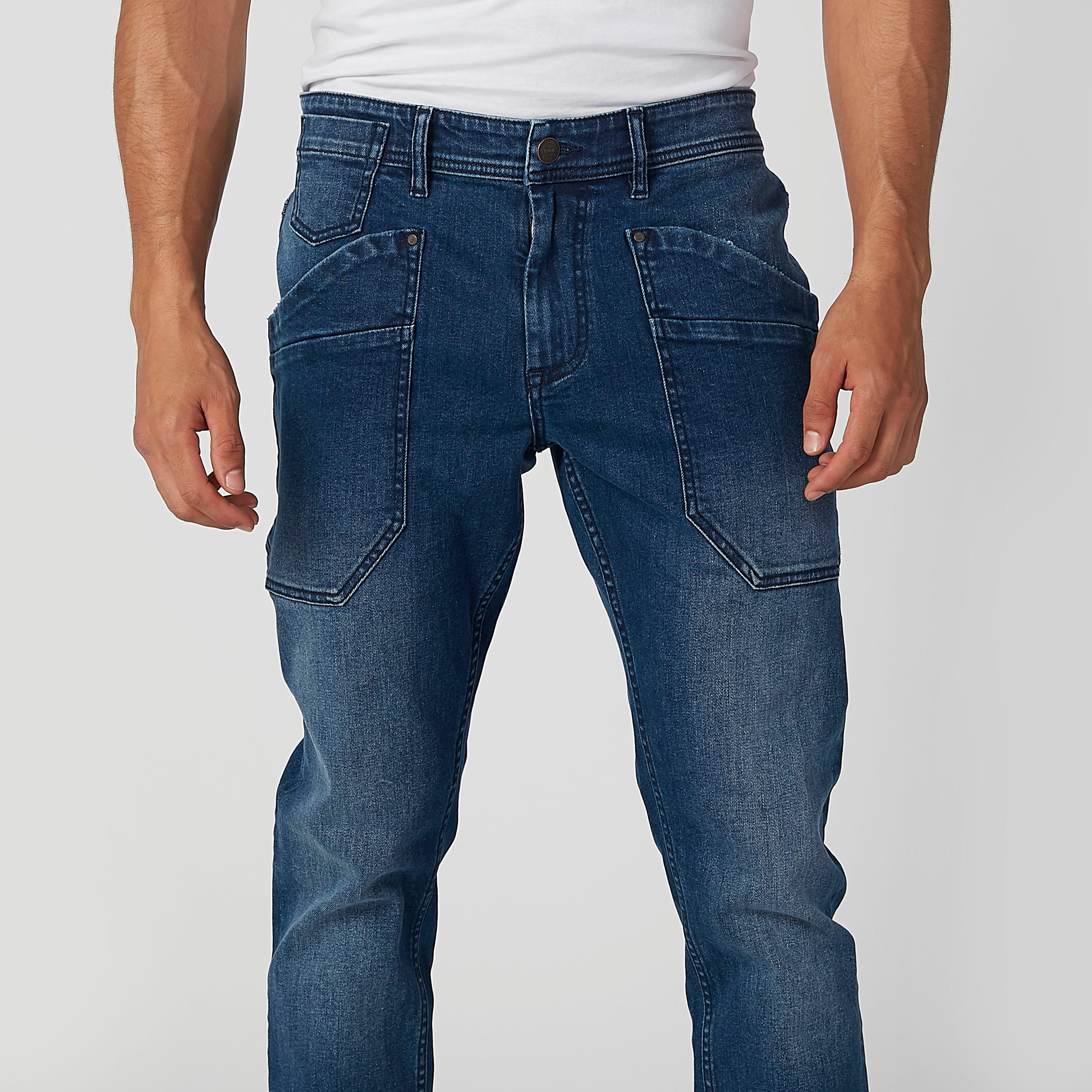 بنطلون جينز مستدام سليم بخصر منخفض وجيوب -men-clothing-bottoms-jeans-image-5