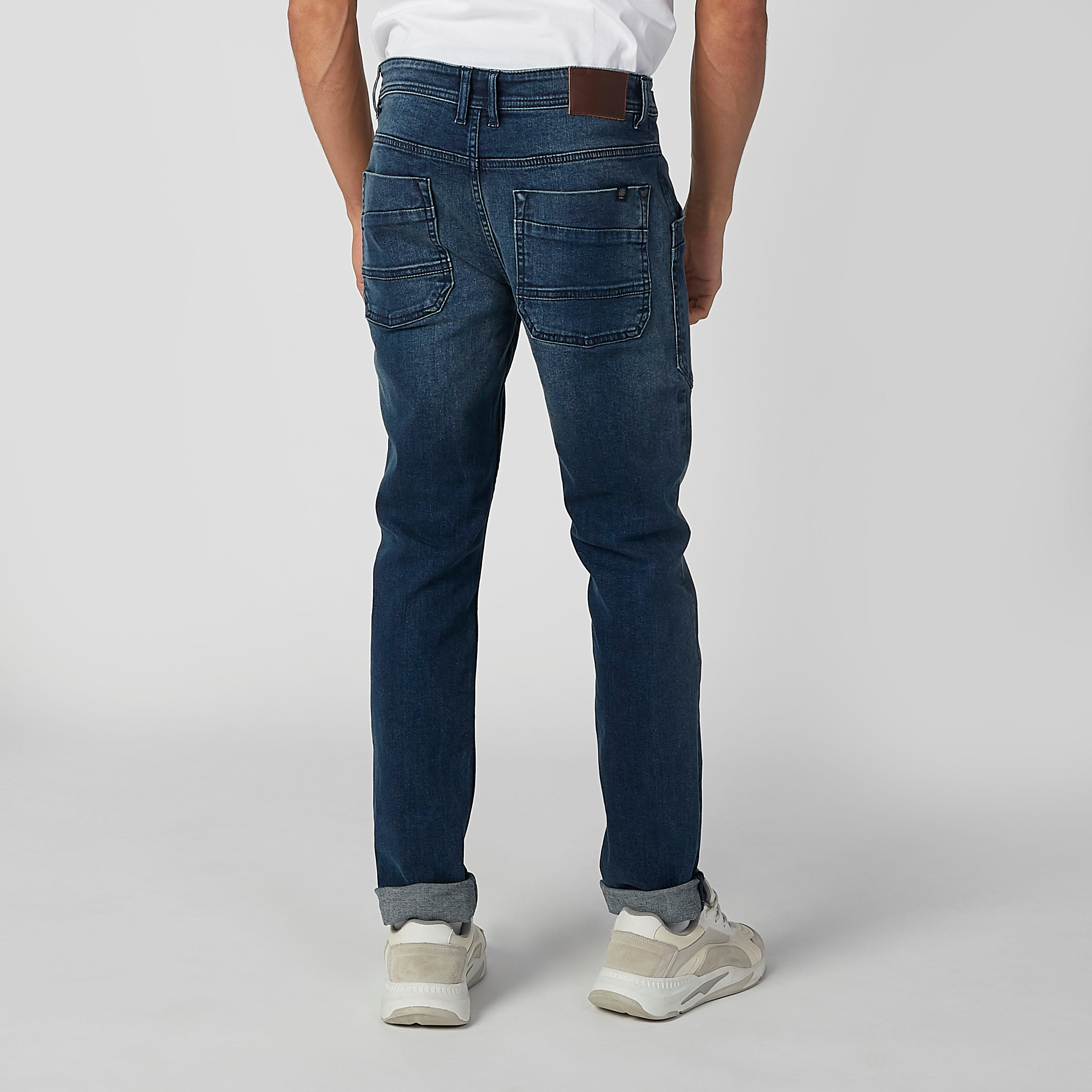 بنطلون جينز مستدام سليم بخصر منخفض وجيوب -men-clothing-bottoms-jeans-image-11