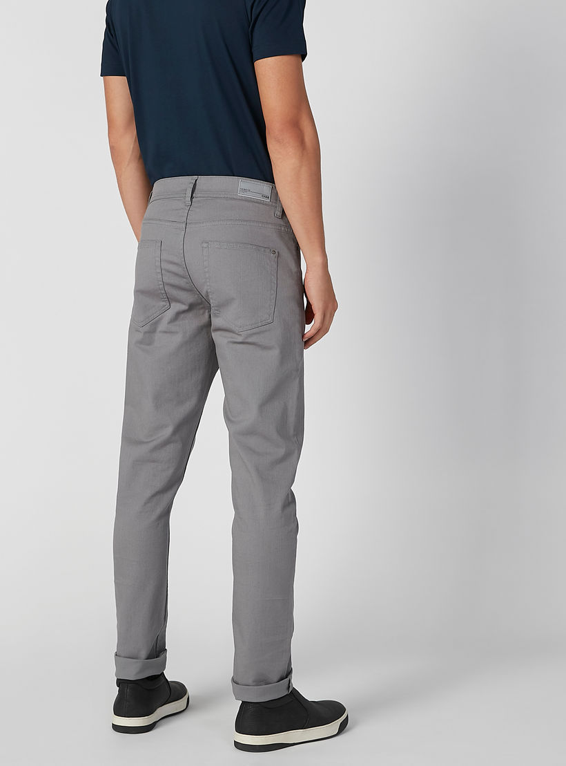 بنطلون جينز سادة بجيوب وحلقات للحزام-men-clothing-bottoms-jeans-image-4