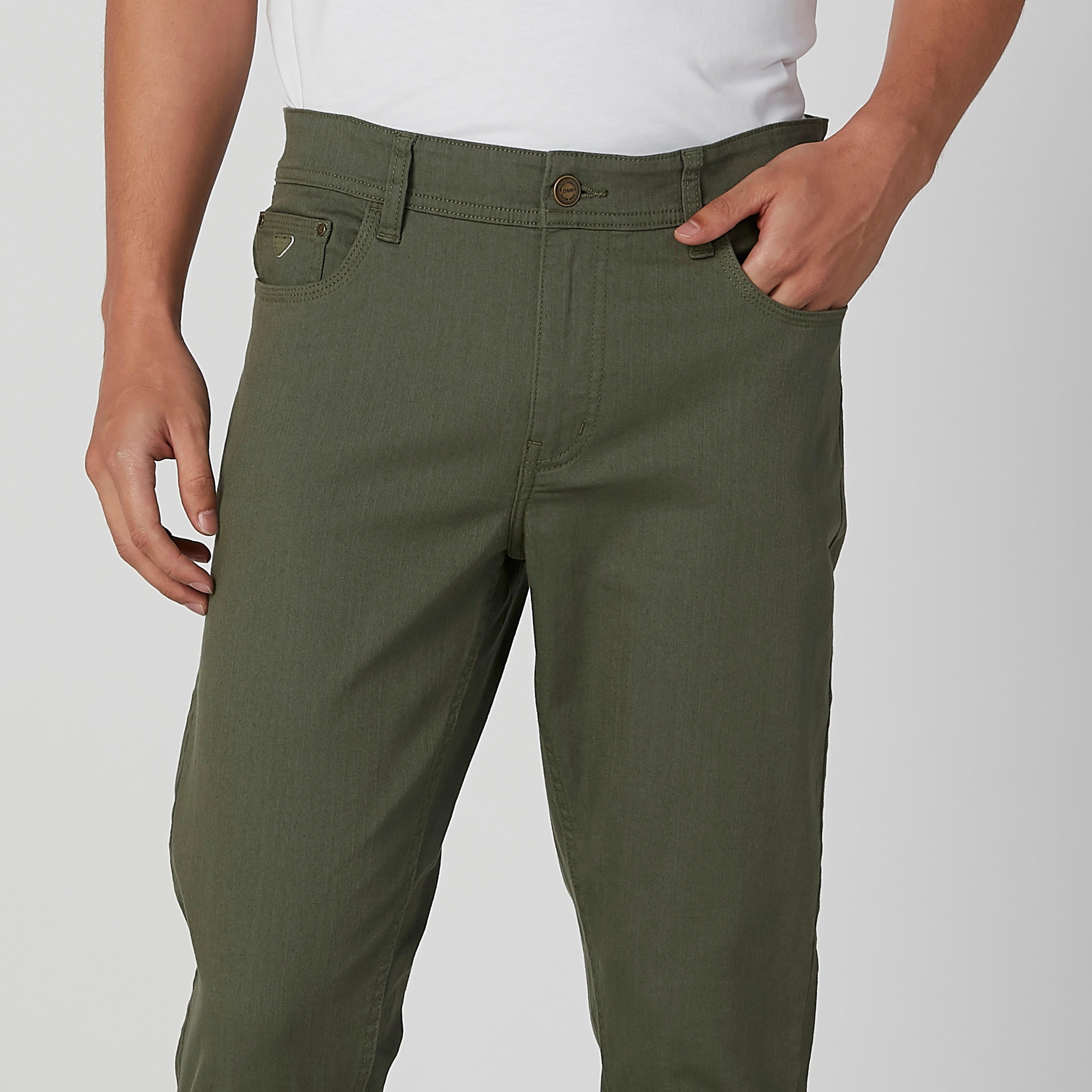 Solid Jeans with 5-Pockets and Button Closure-men-clothing-bottoms-jeans-image-3
