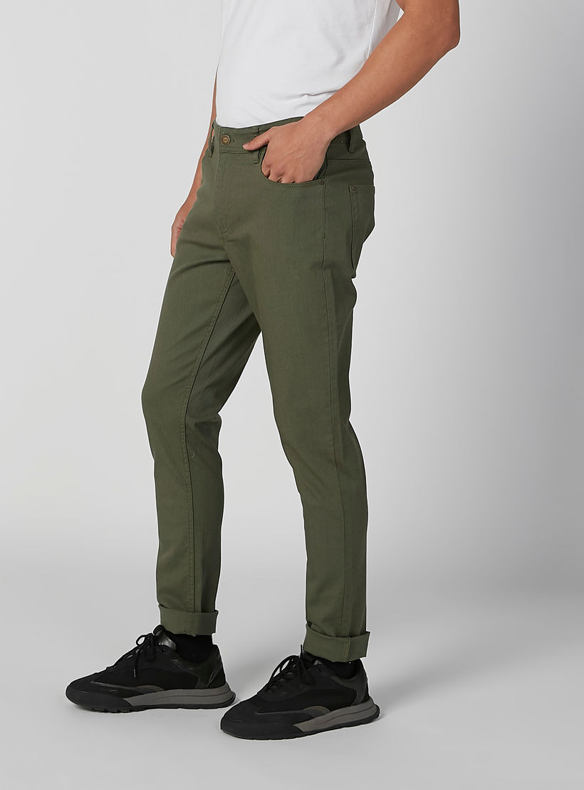Solid Jeans with 5-Pockets and Button Closure-men-clothing-bottoms-jeans-image-4
