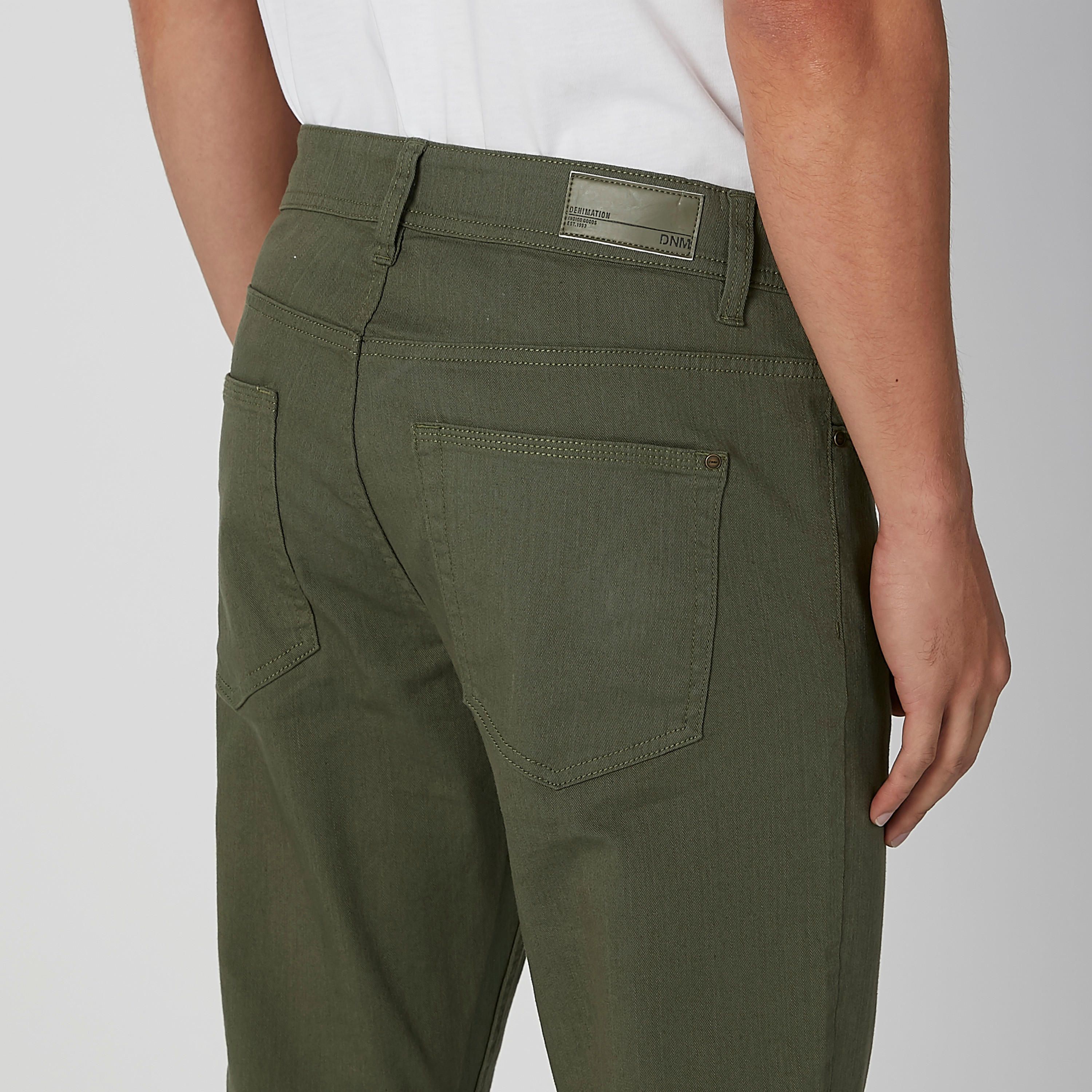 Solid Jeans with 5-Pockets and Button Closure-men-clothing-bottoms-jeans-image-5