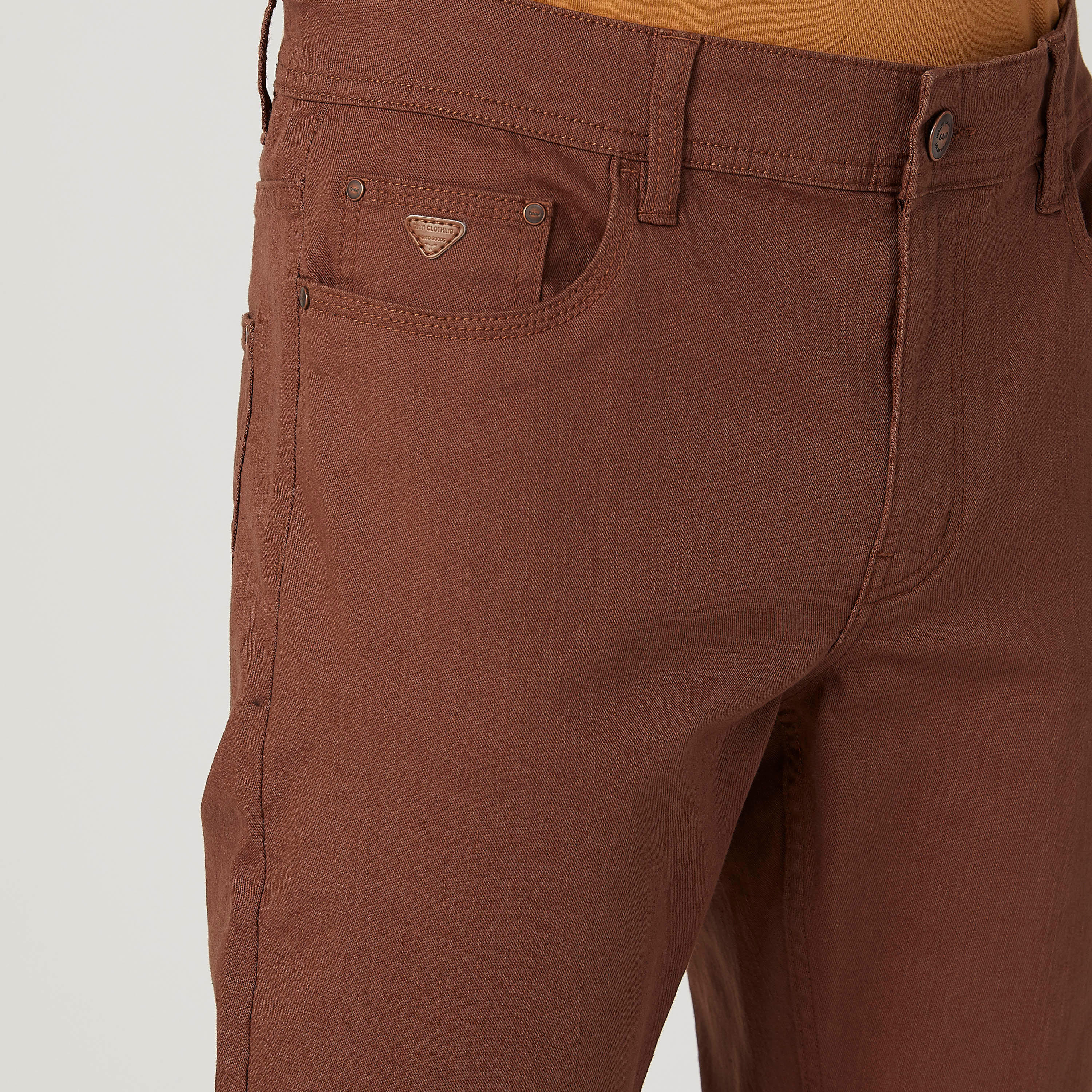 بنطلون جينز سادة بجيوب وحلقات للحزام-men-clothing-bottoms-jeans-image-3