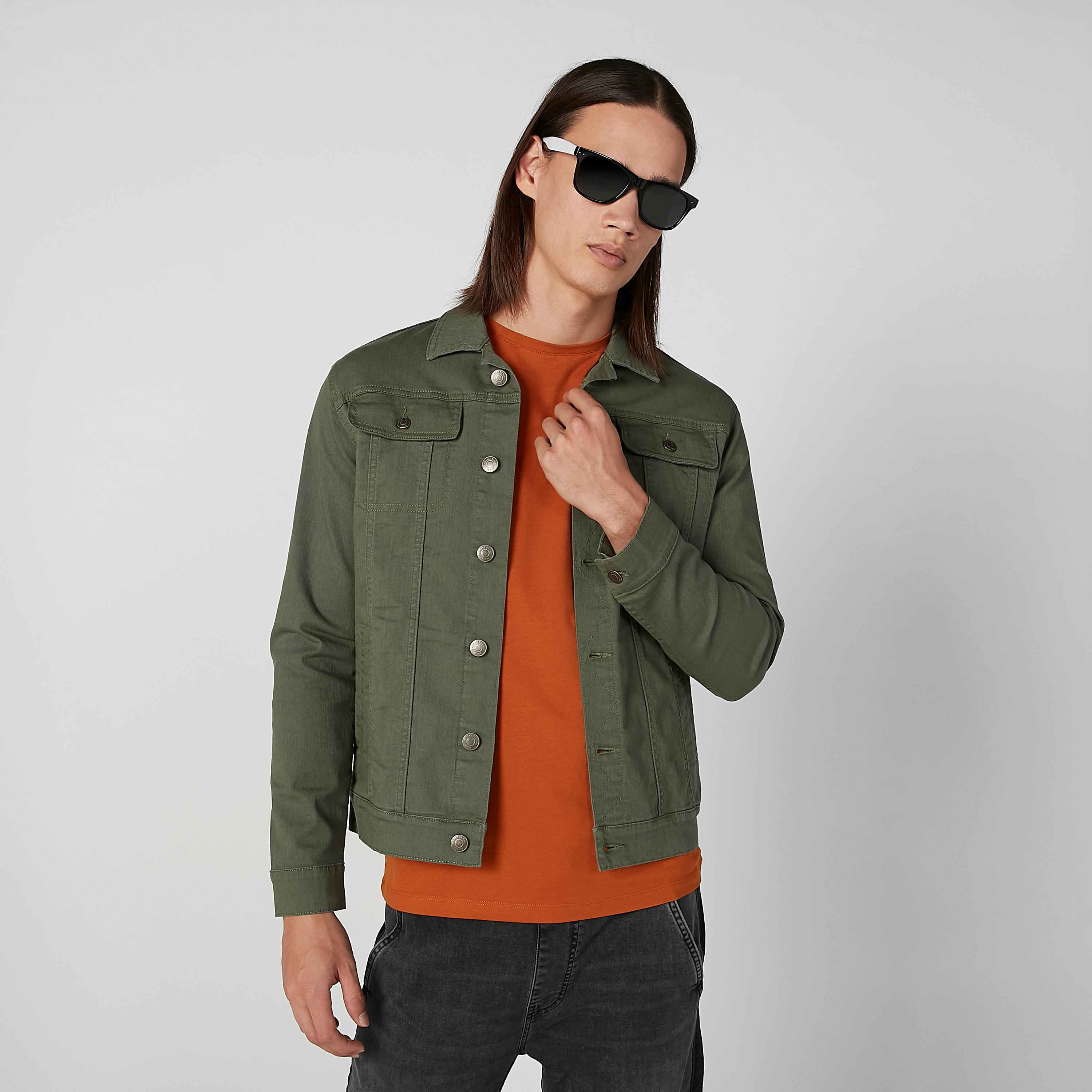 جاكيت دينم سادة بأكمام طويلة وجيوب-men-clothing-jacketsandblazers-jackets-image-5