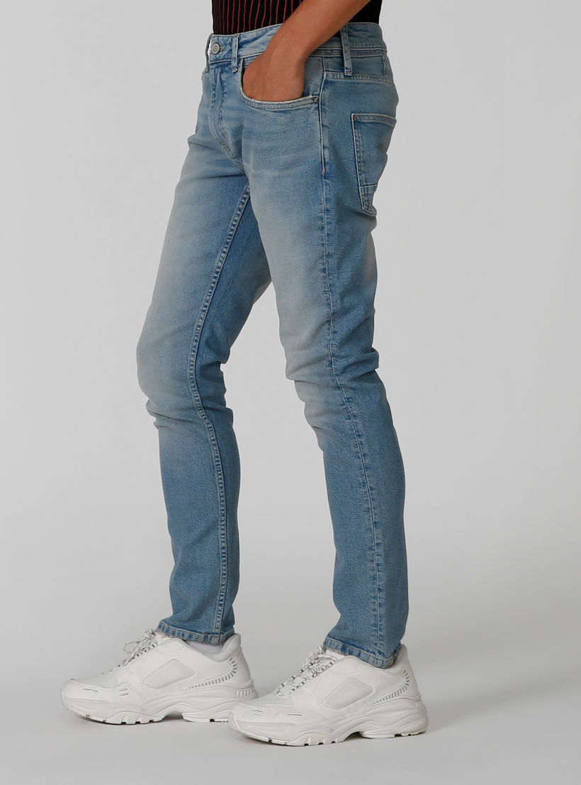 بنطلون جينز سادة طويل بجيوب وحلقات للحزام-men-clothing-bottoms-jeans-image-5
