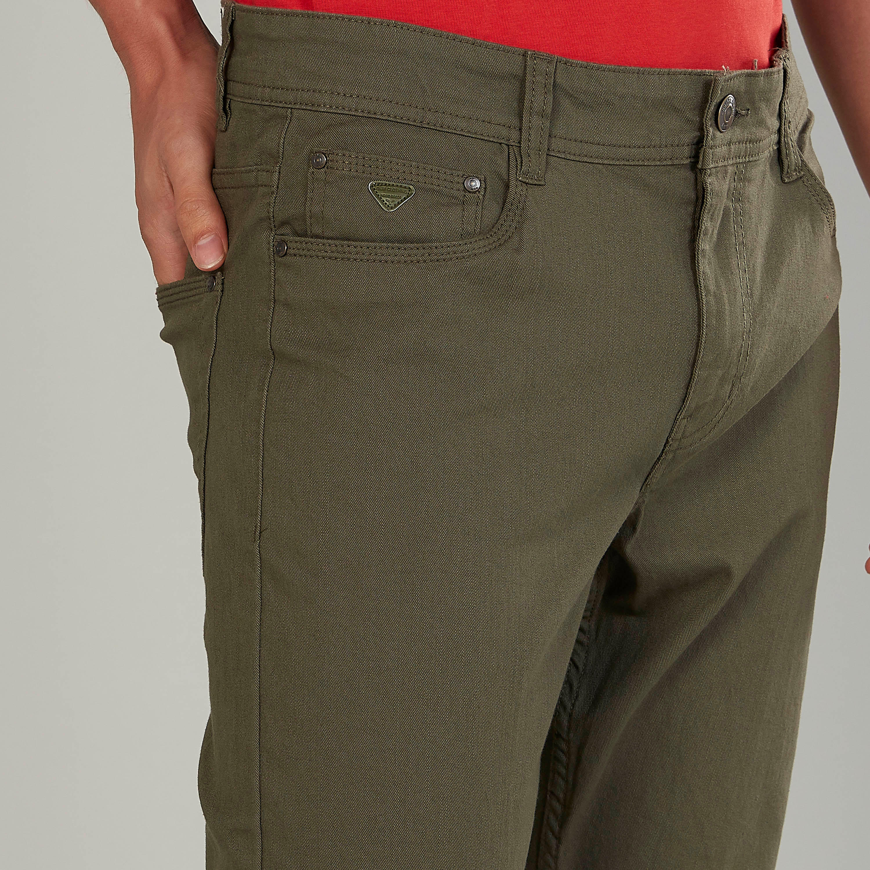 Sustainable Slim Fit Solid Low-Rise Jeans with Pocket Detail-men-clothing-bottoms-jeans-image-3