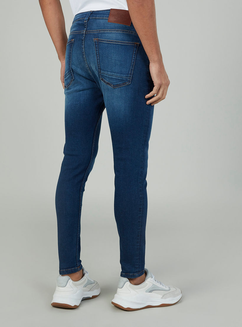 بنطلون جينز سادة طويل بجيوب وحلقات للحزام-men-clothing-bottoms-jeans-image-4