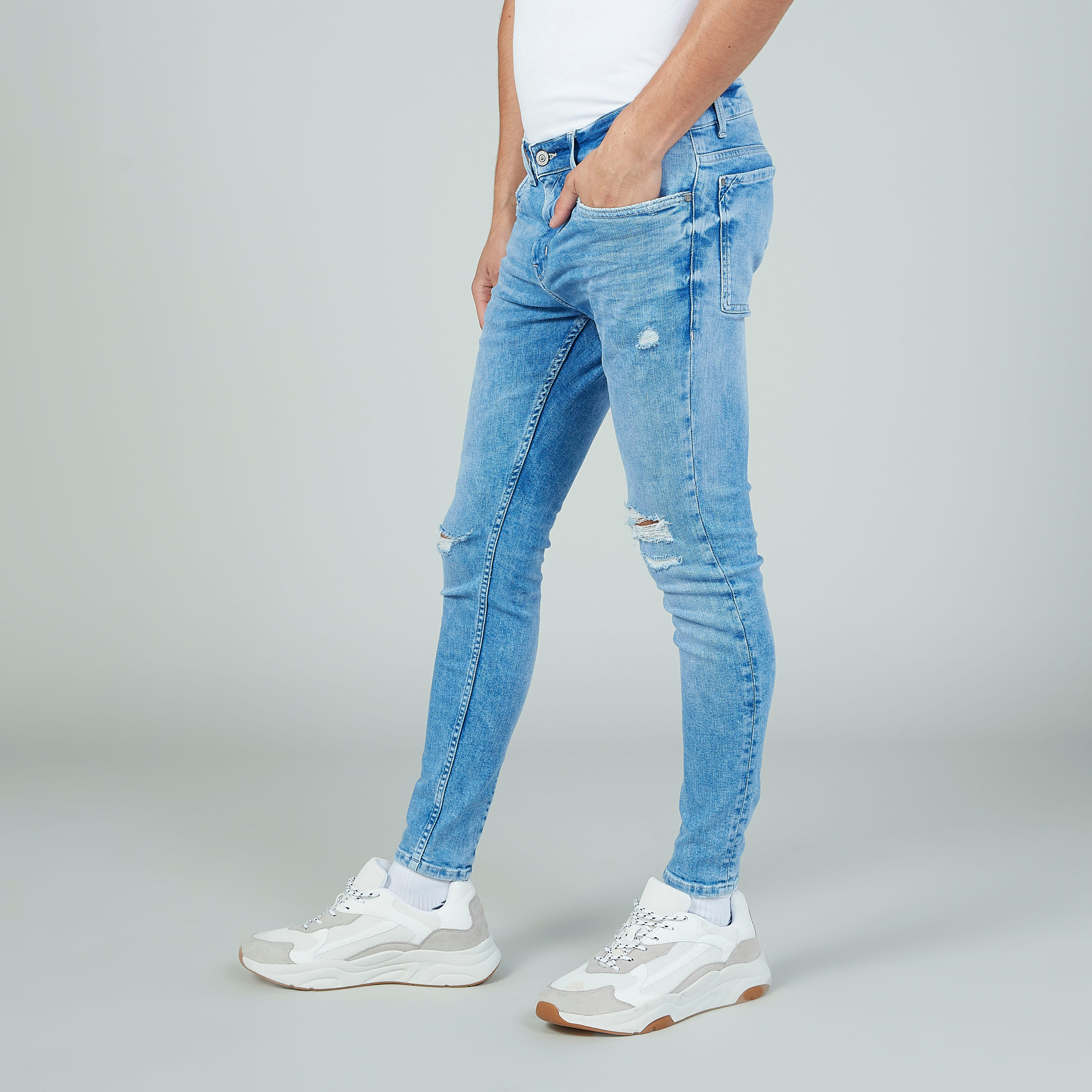 بنطلون جينز طويل ممزّق بجيوب وحلقات للحزام-men-clothing-bottoms-jeans-image-4
