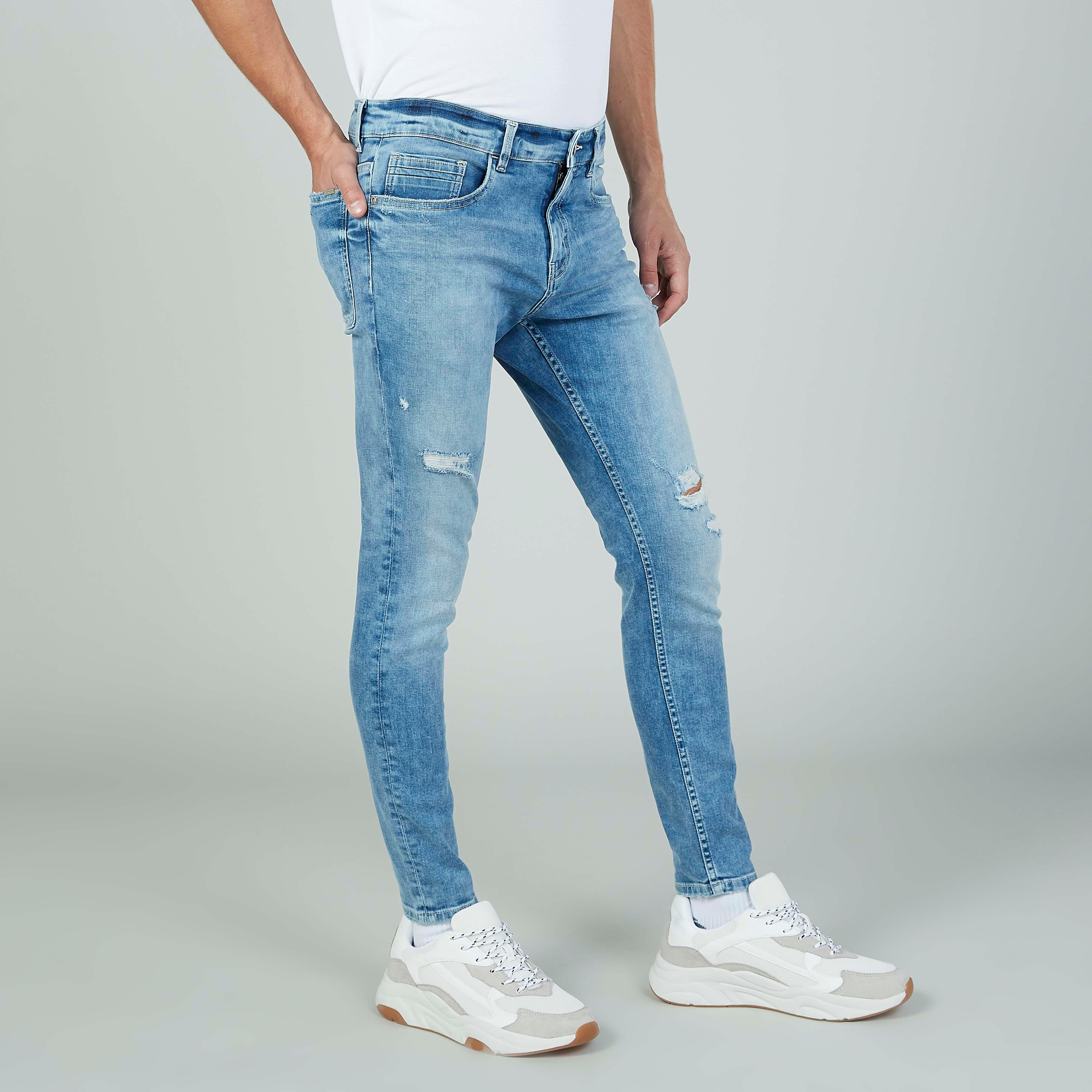 بنطلون جينز طويل ممزّق بجيوب وحلقات للحزام-men-clothing-bottoms-jeans-image-4