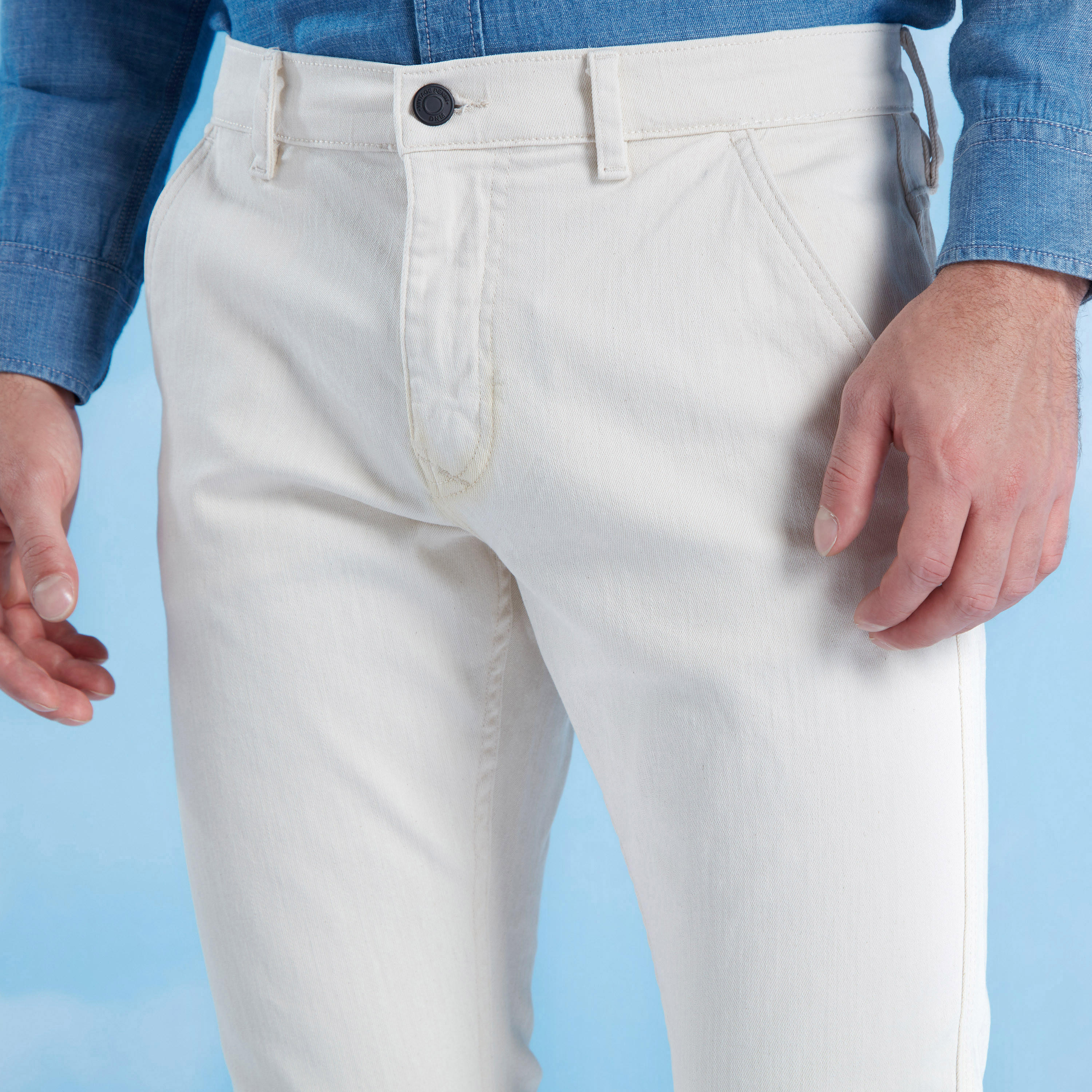 بنطلون جينز سادة طويل بجيوب وحلقات للحزام-men-clothing-bottoms-jeans-image-3
