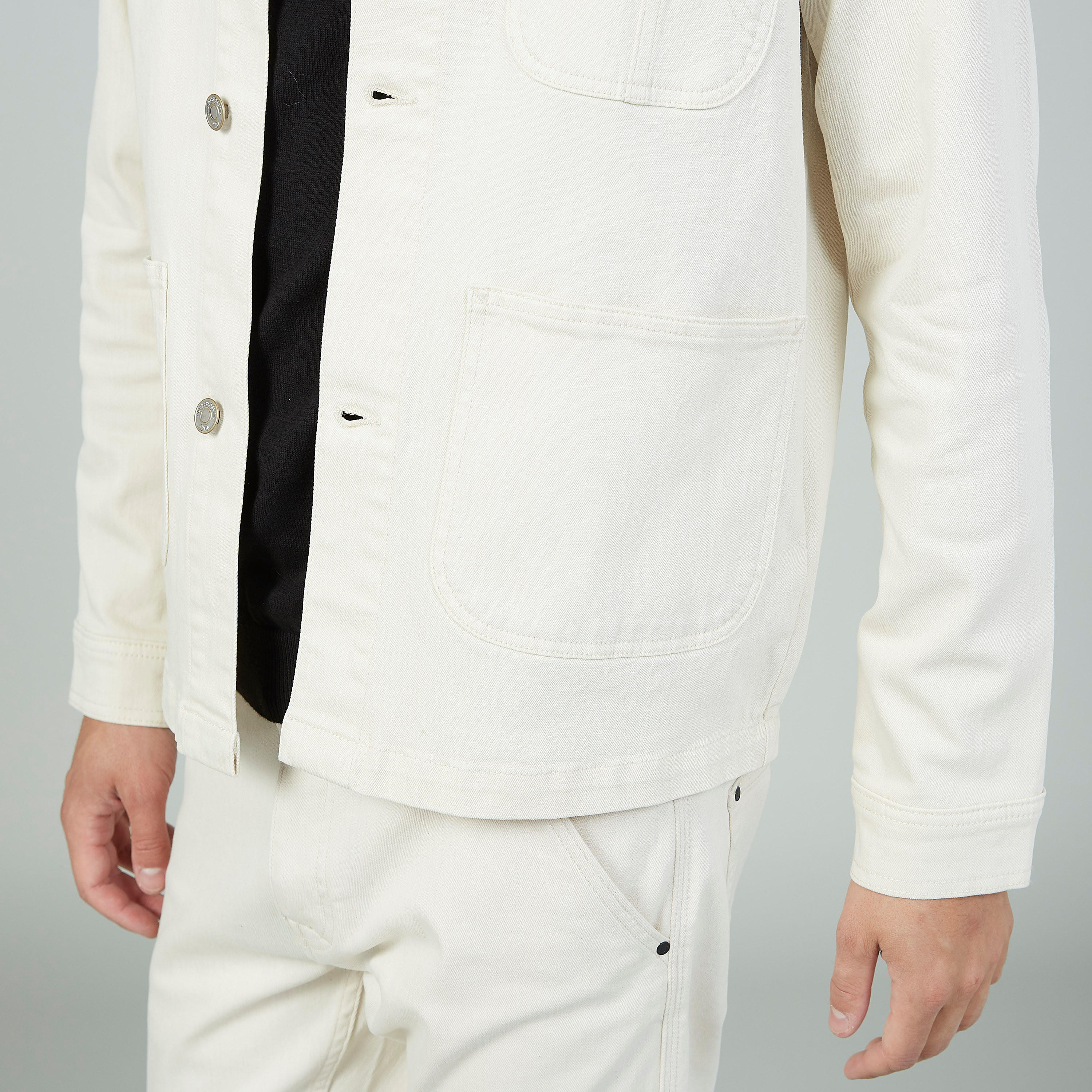 Textured Denim Jacket with Side Pockets-men-clothing-jacketsandblazers-jackets-image-4