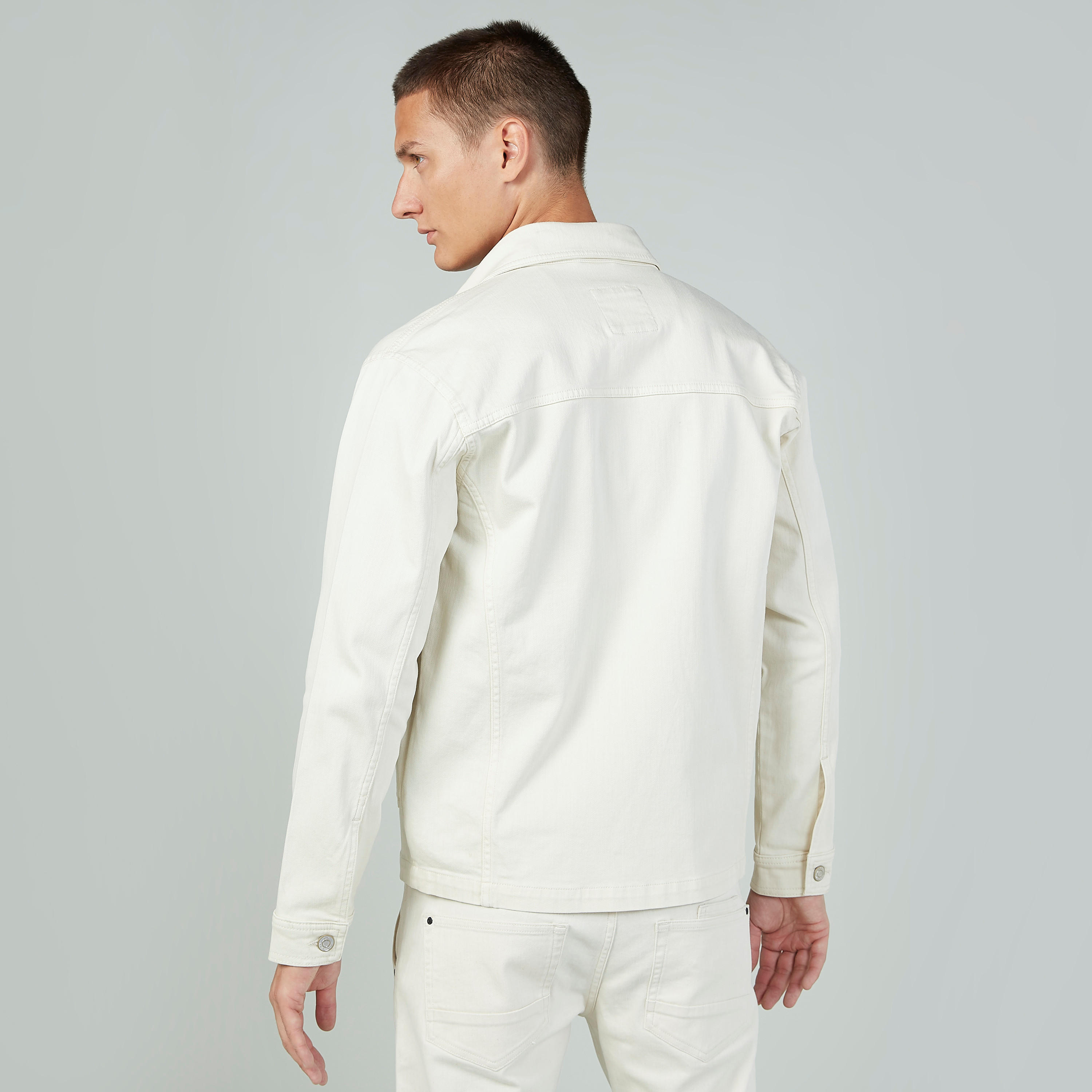 Textured Denim Jacket with Side Pockets-men-clothing-jacketsandblazers-jackets-image-5