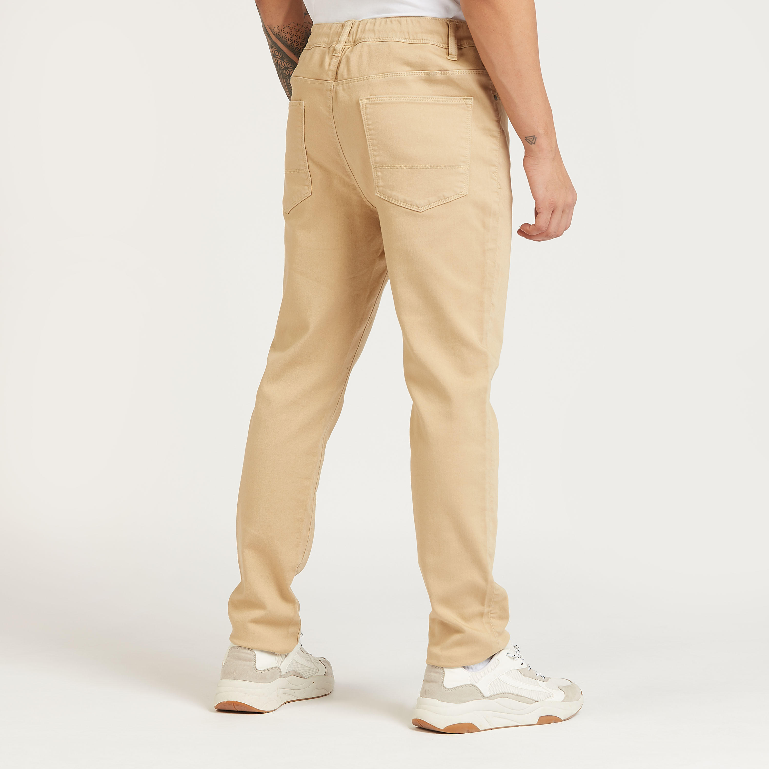 Full Length Solid Jeans with Pocket Detail and Belt Loops-men-clothing-bottoms-jeans-image-4