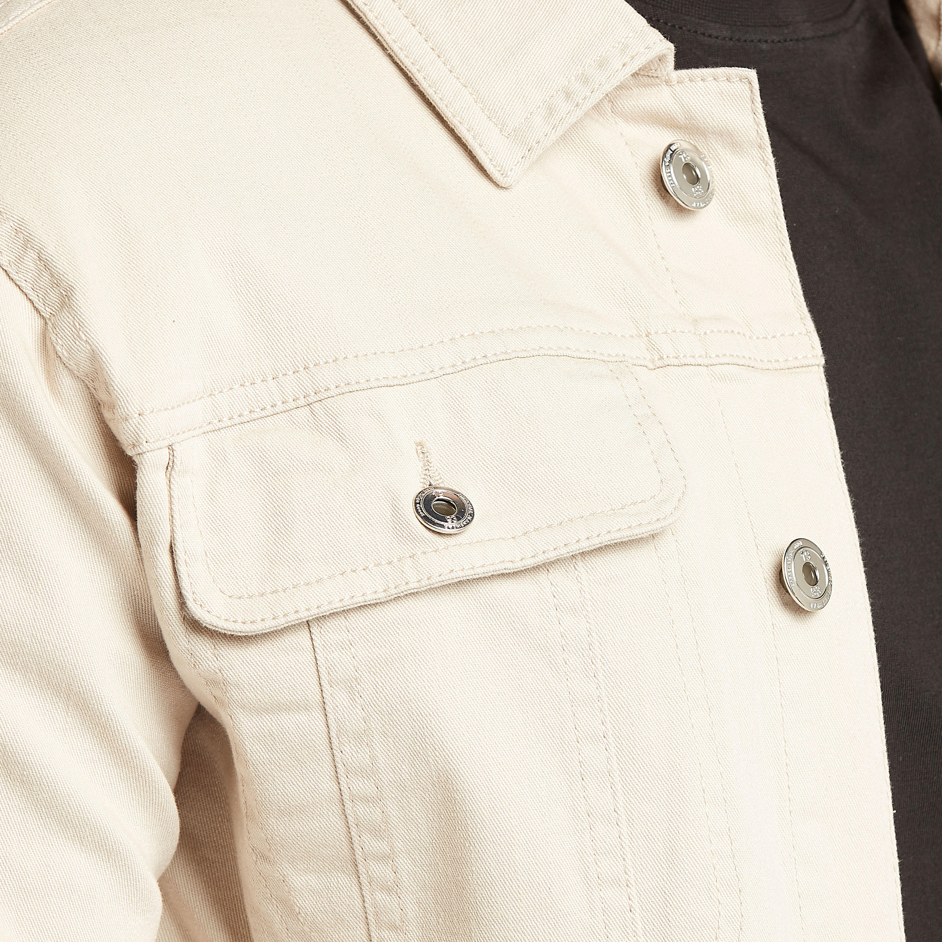 جاكيت دنيم سادة بأكمام طويلة وجيوب بطية-men-clothing-jacketsandblazers-jackets-image-4