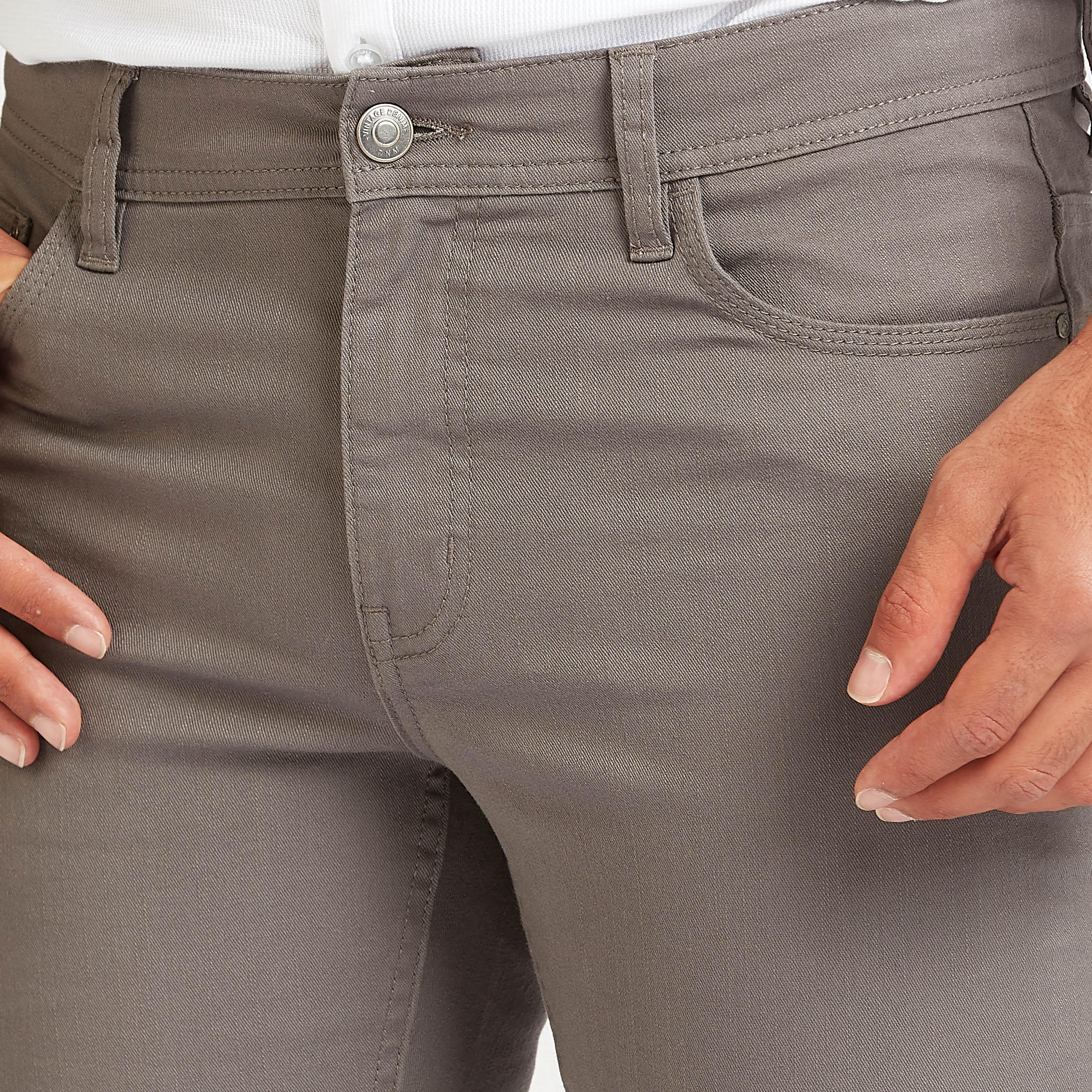 بنطلون جينز سكيني سادة بخصر منخفض وجيوب-men-clothing-bottoms-jeans-image-3