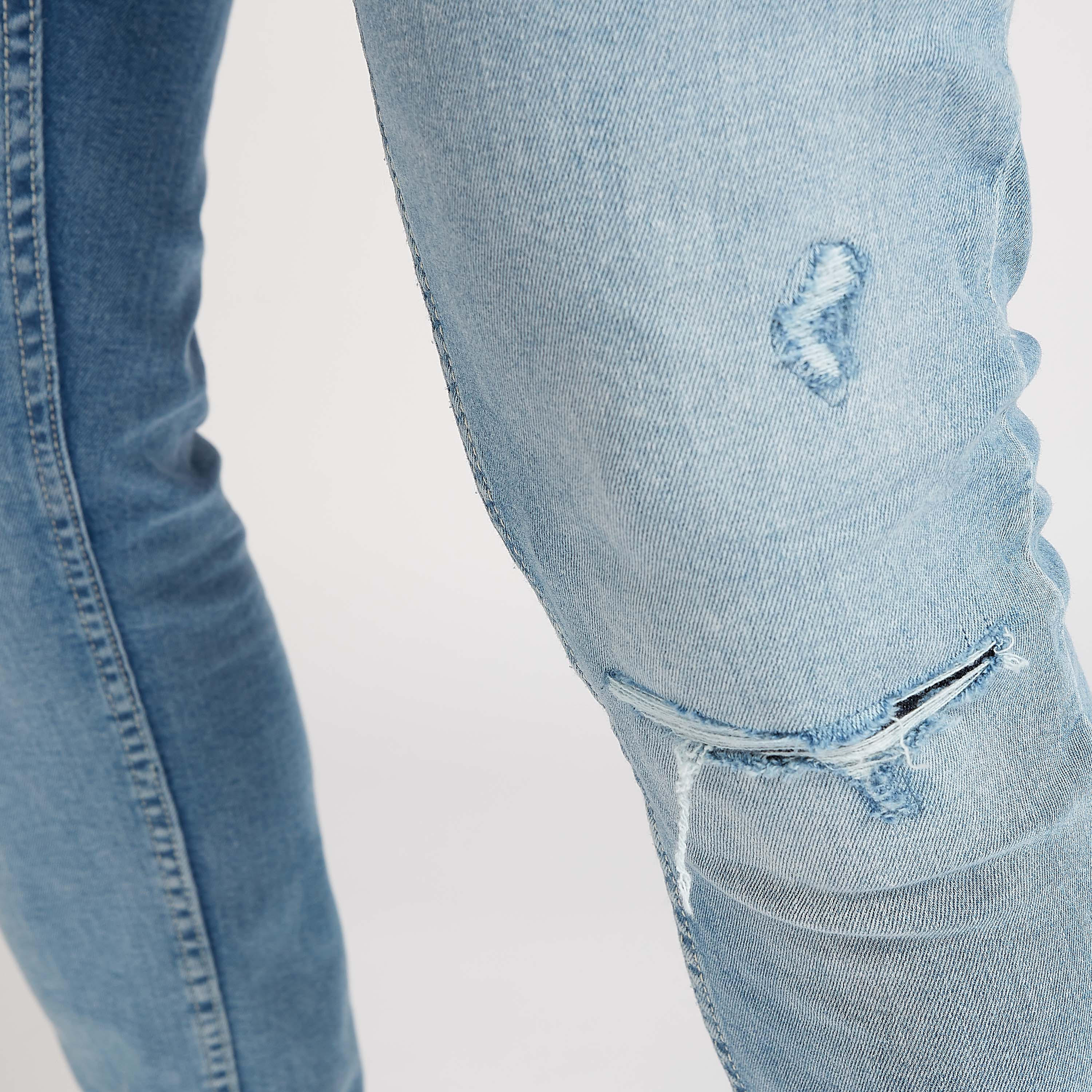 بنطلون جينز ممزق بجيوب وحلقات للحزام-men-clothing-bottoms-jeans-image-3