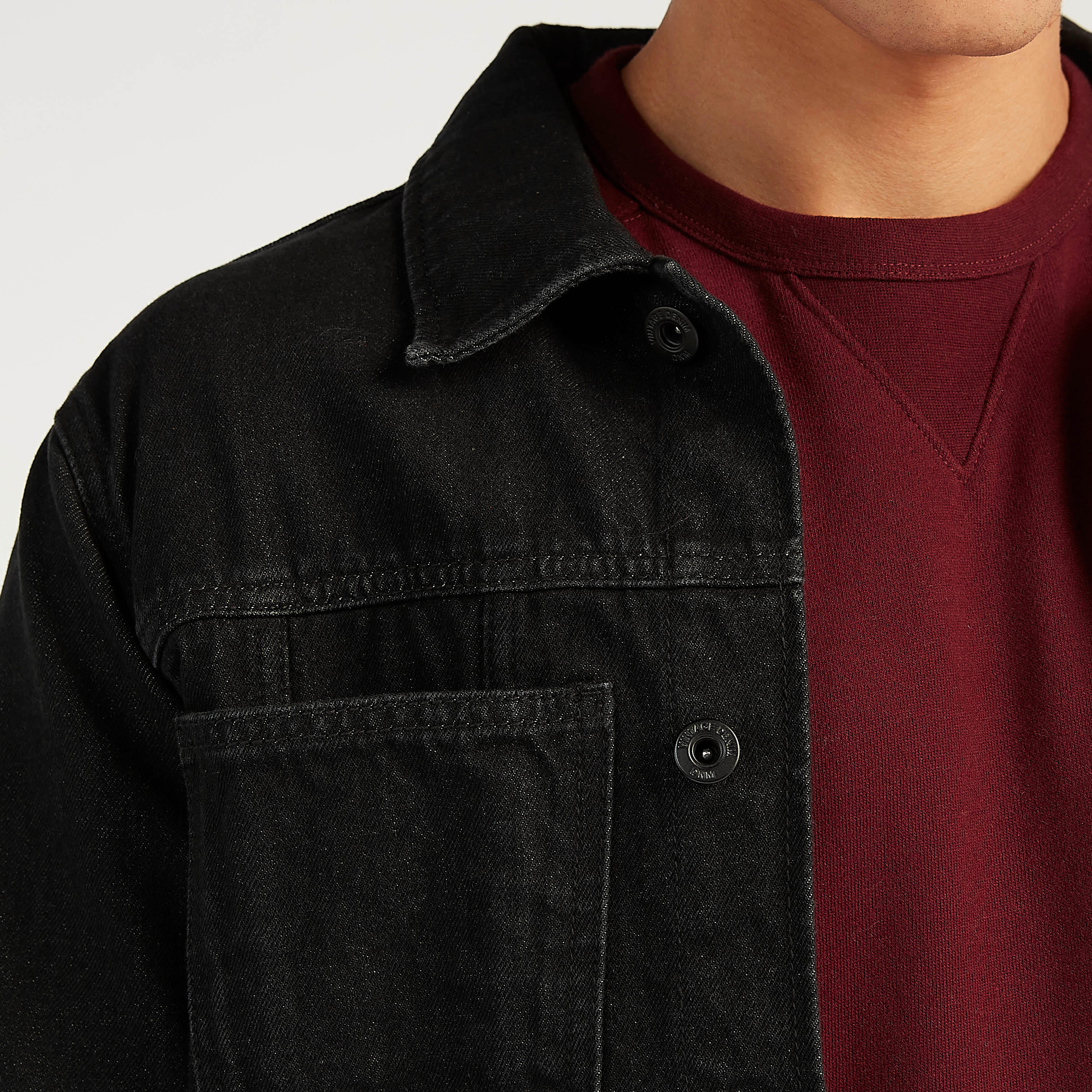 Sustainable Oversized Denim Jacket with Button Closure-men-clothing-jacketsandblazers-jackets-image-6