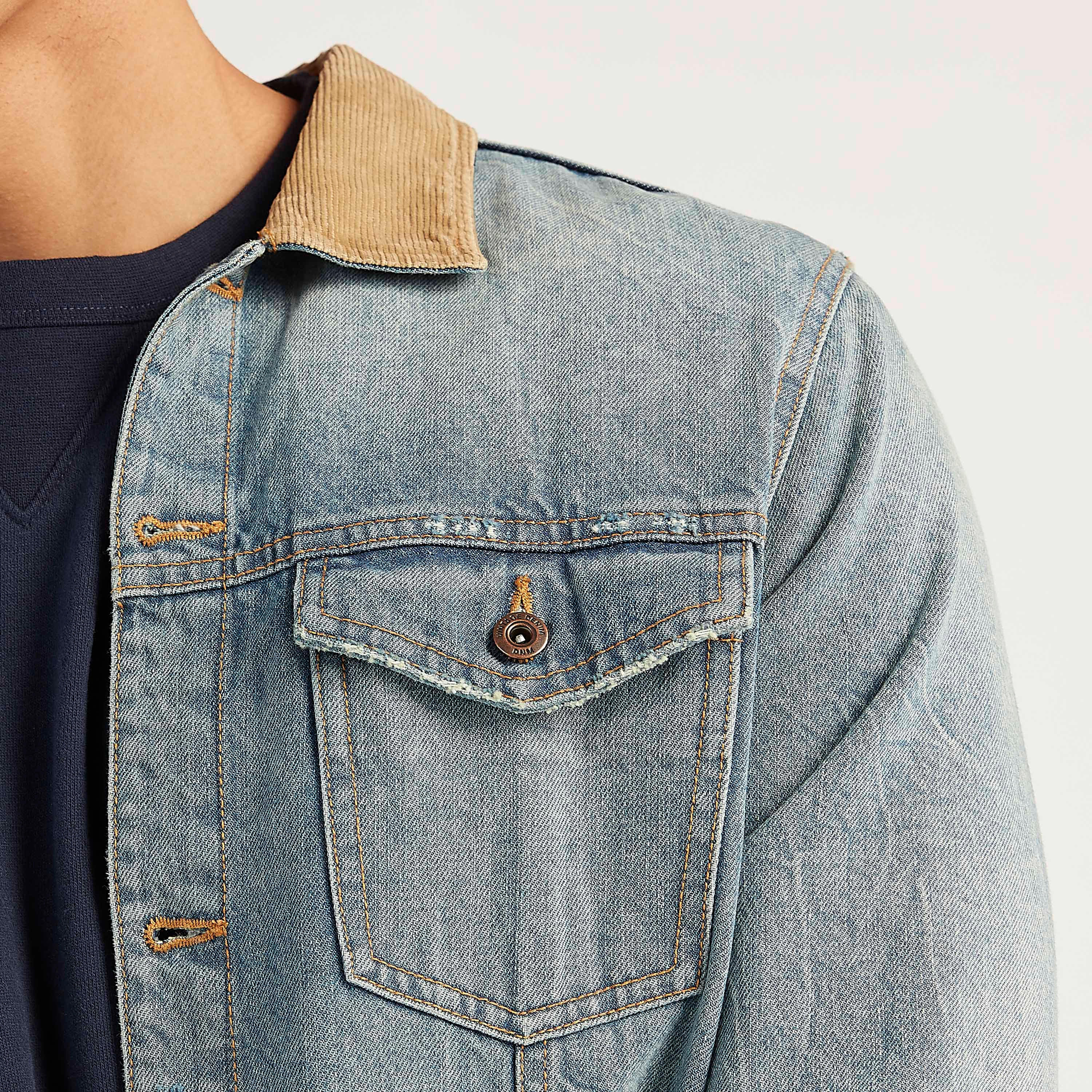 Sustainable Denim Jacket with Flap Pockets and Button Closure-men-clothing-jacketsandblazers-jackets-image-7