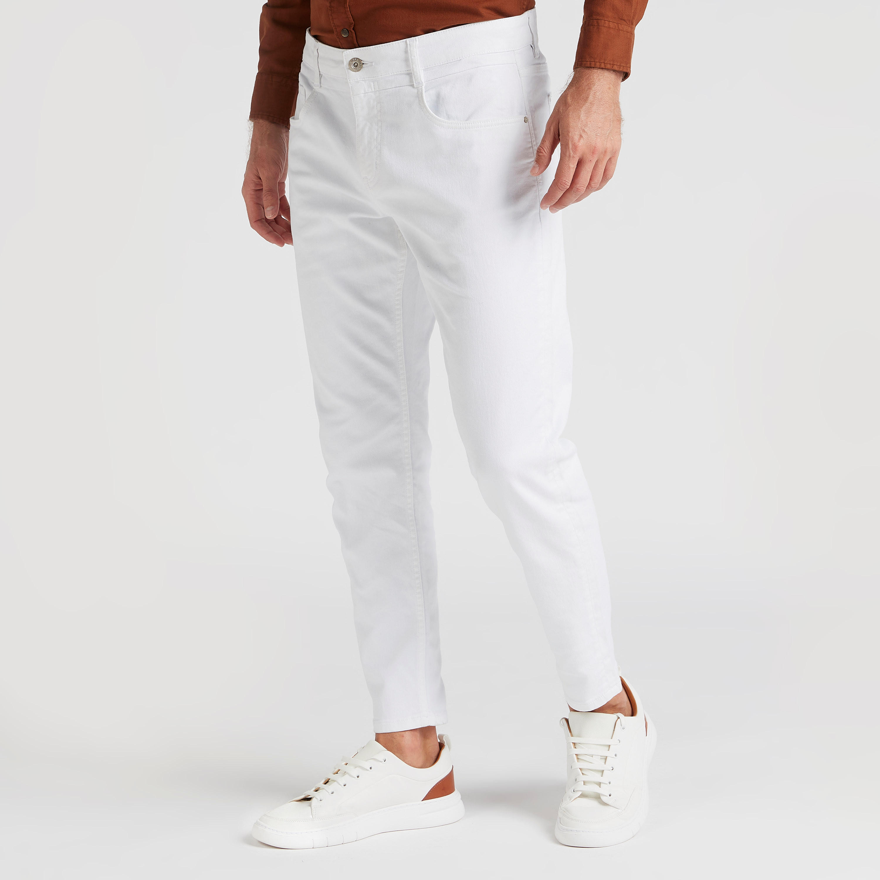 Carrot Fit Mid-Rise Jeans with Button Closure-men-clothing-bottoms-jeans-image-1
