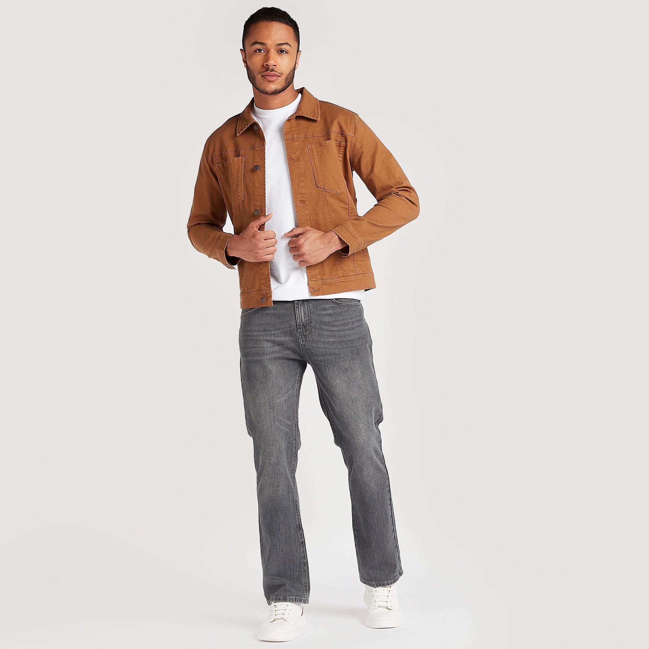 Straight Cut Mid-Rise Jeans with Button Closure-men-clothing-bottoms-jeans-image-2