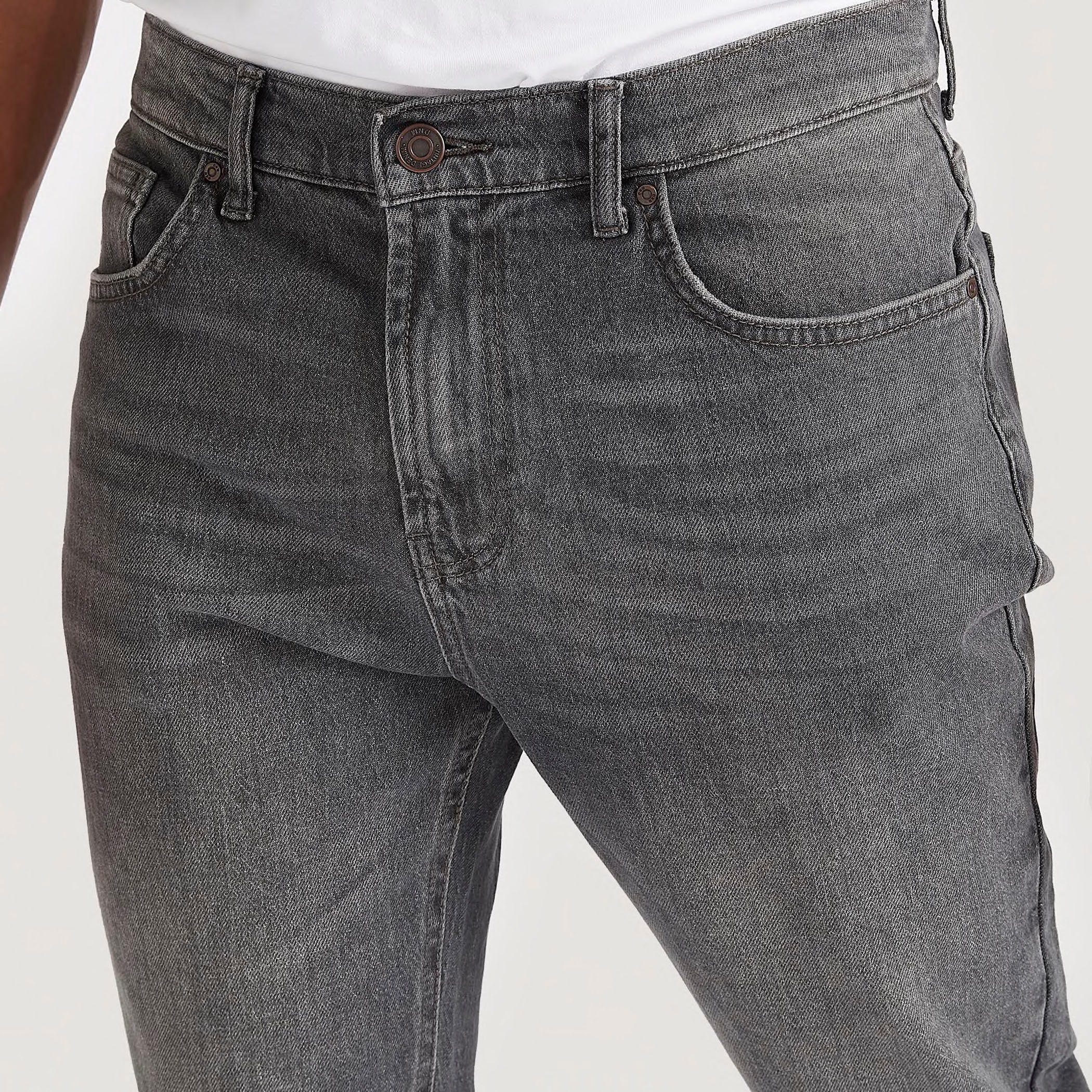 Straight Cut Mid-Rise Jeans with Button Closure-men-clothing-bottoms-jeans-image-3