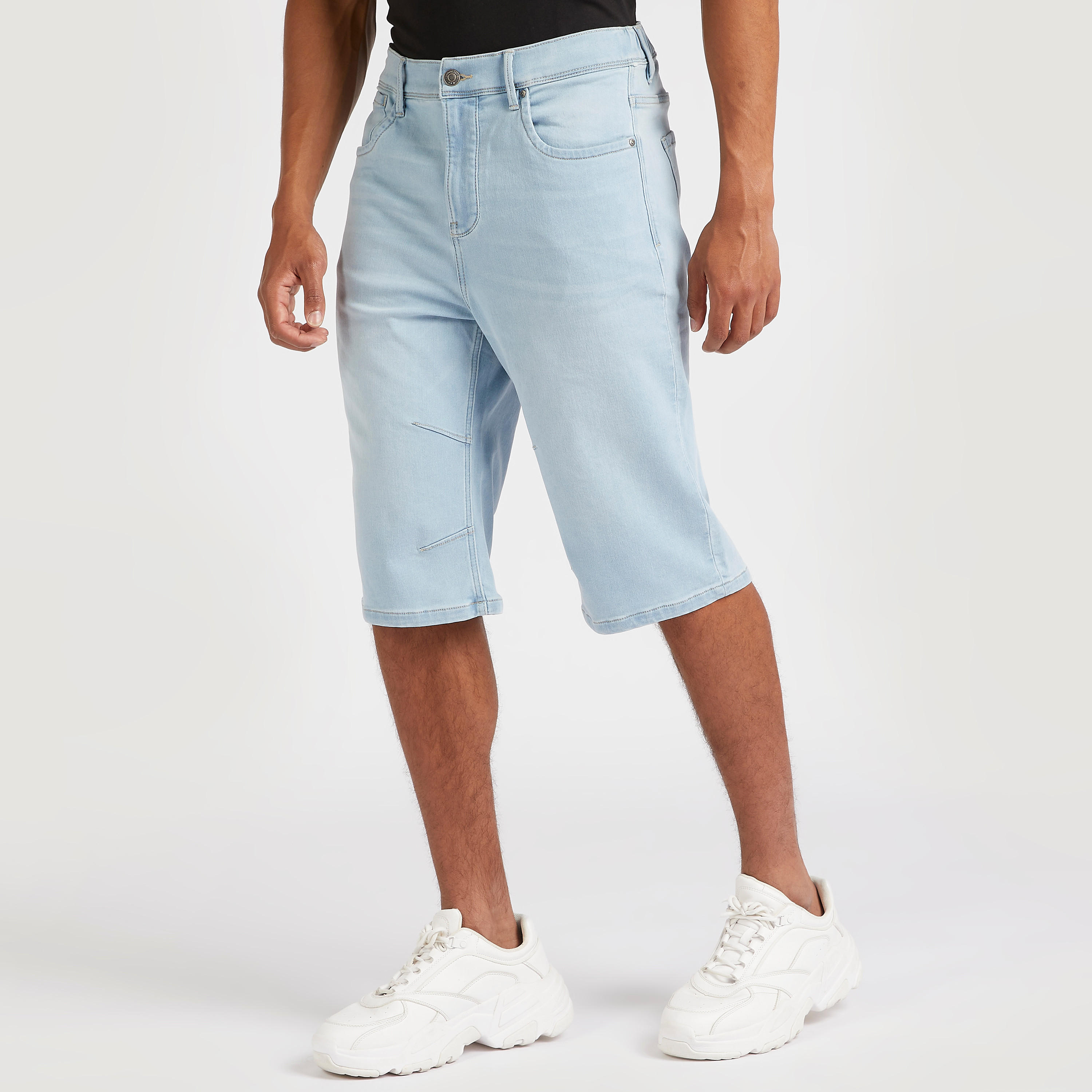 شورت دينيم بزر للإغلاق من جونيورز-men-clothing-bottoms-shorts-image-4