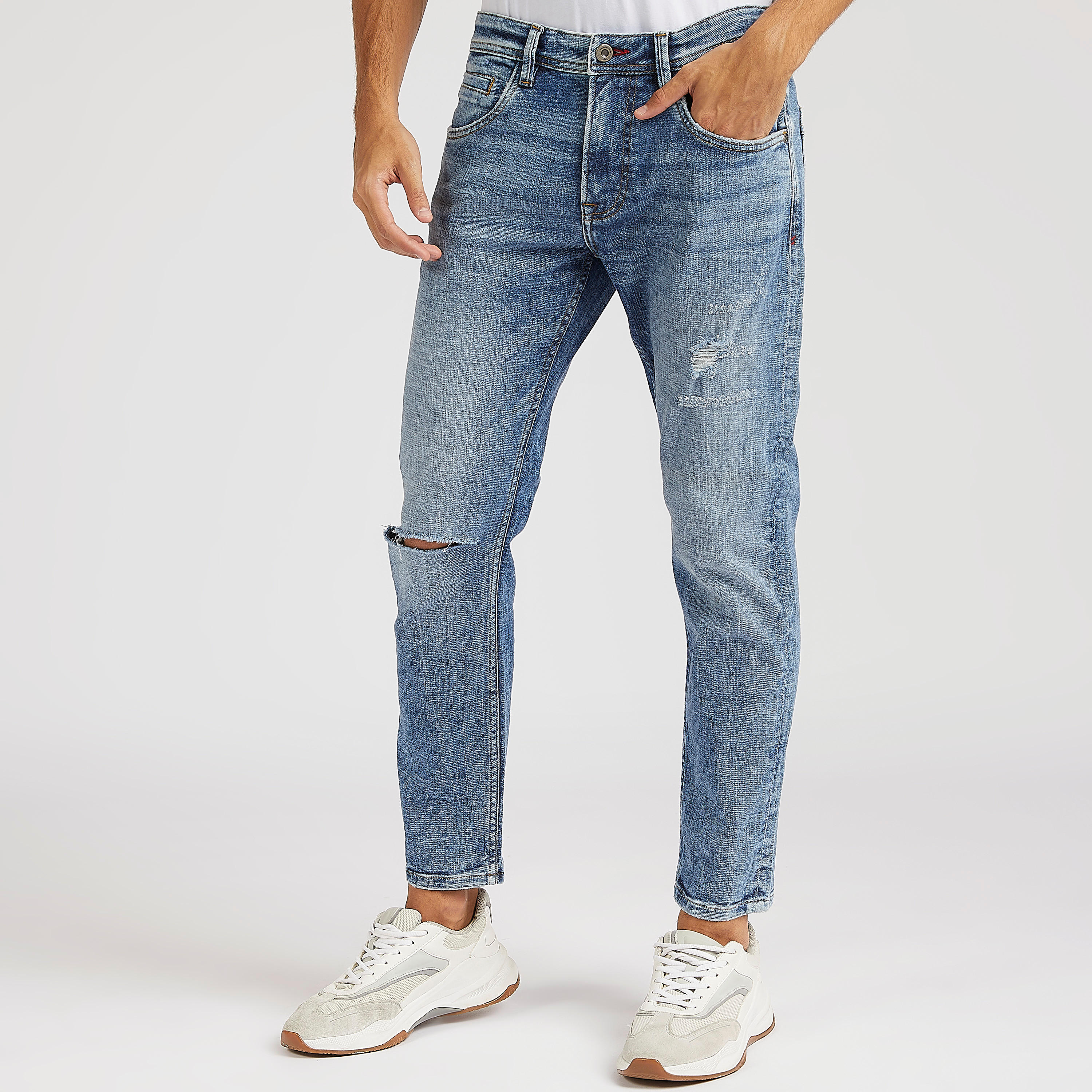 Solid High-Rise Jeans with Pockets-men-clothing-bottoms-jeans-image-1