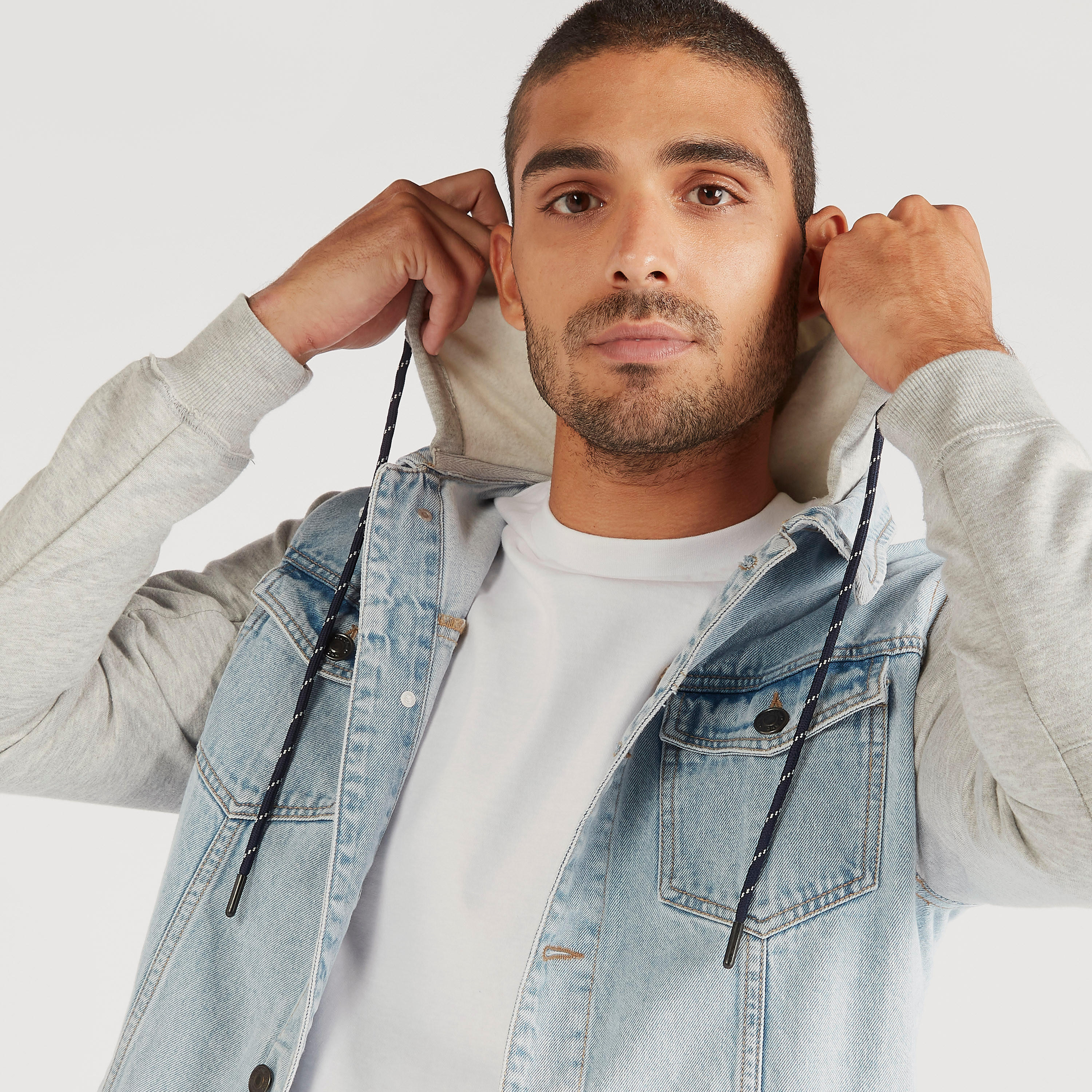 Solid Denim Jacket with Hood and Pockets-men-clothing-jacketsandblazers-jackets-image-6