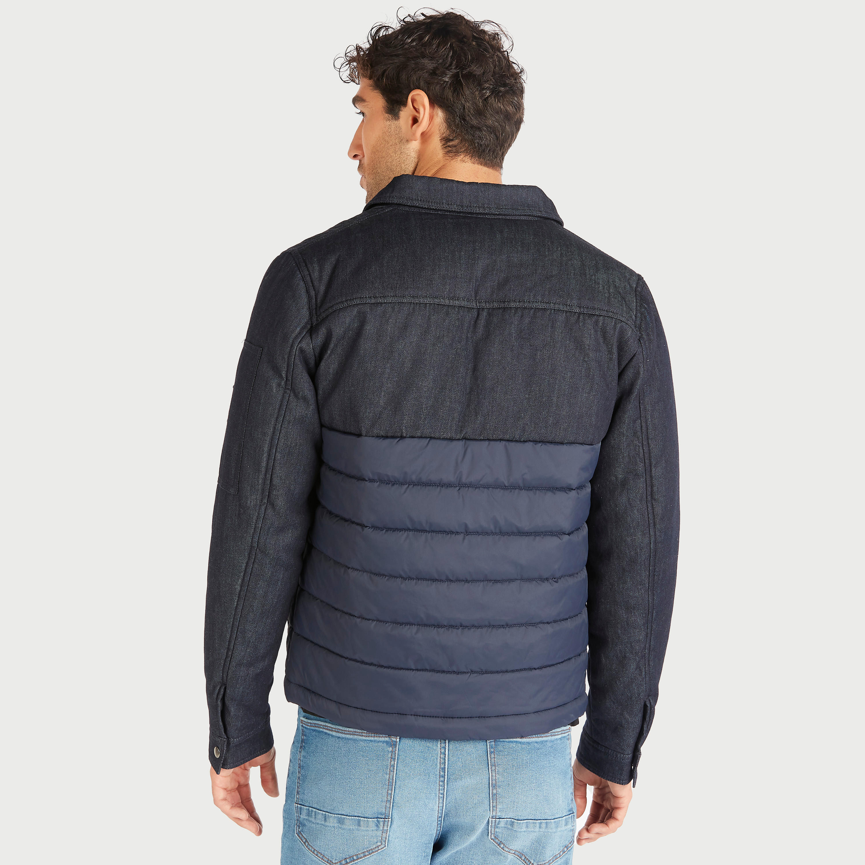 جاكيت بألواح وسحاب إغلاق وجيوب من لي كوبر-men-clothing-jacketsandblazers-jackets-image-4