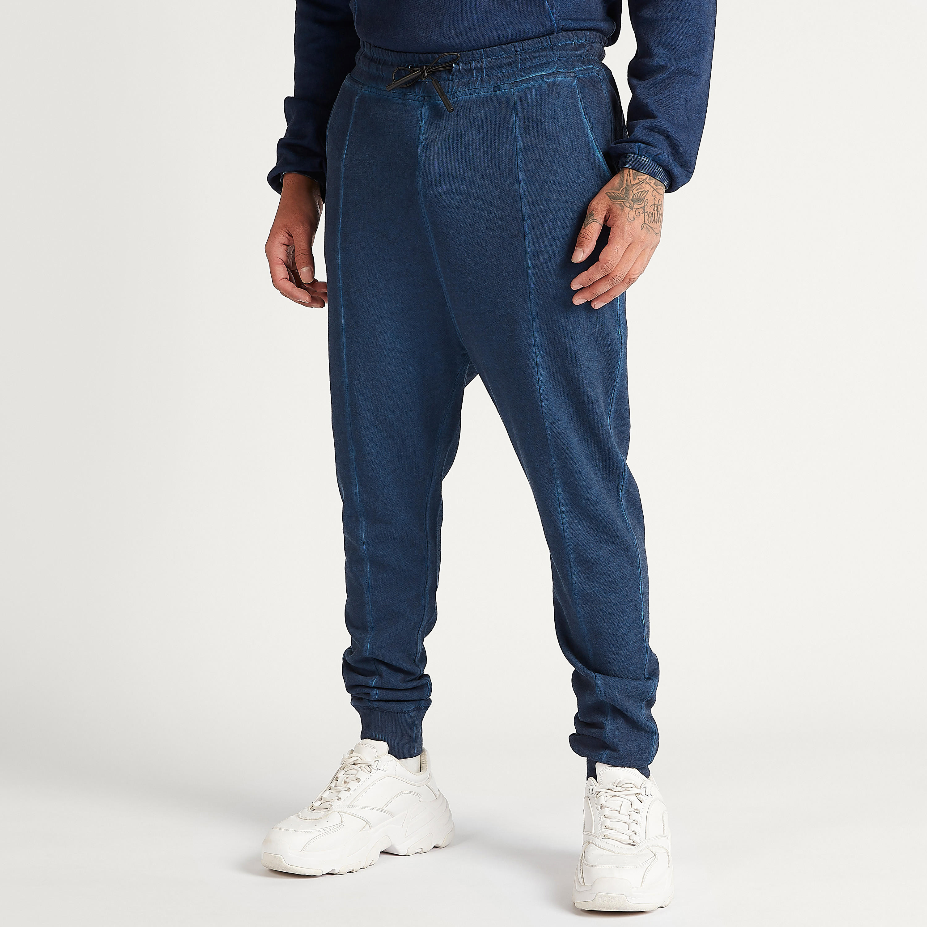 Solid Joggers with Drawstring Closure-men-clothing-bottoms-joggers-image-1
