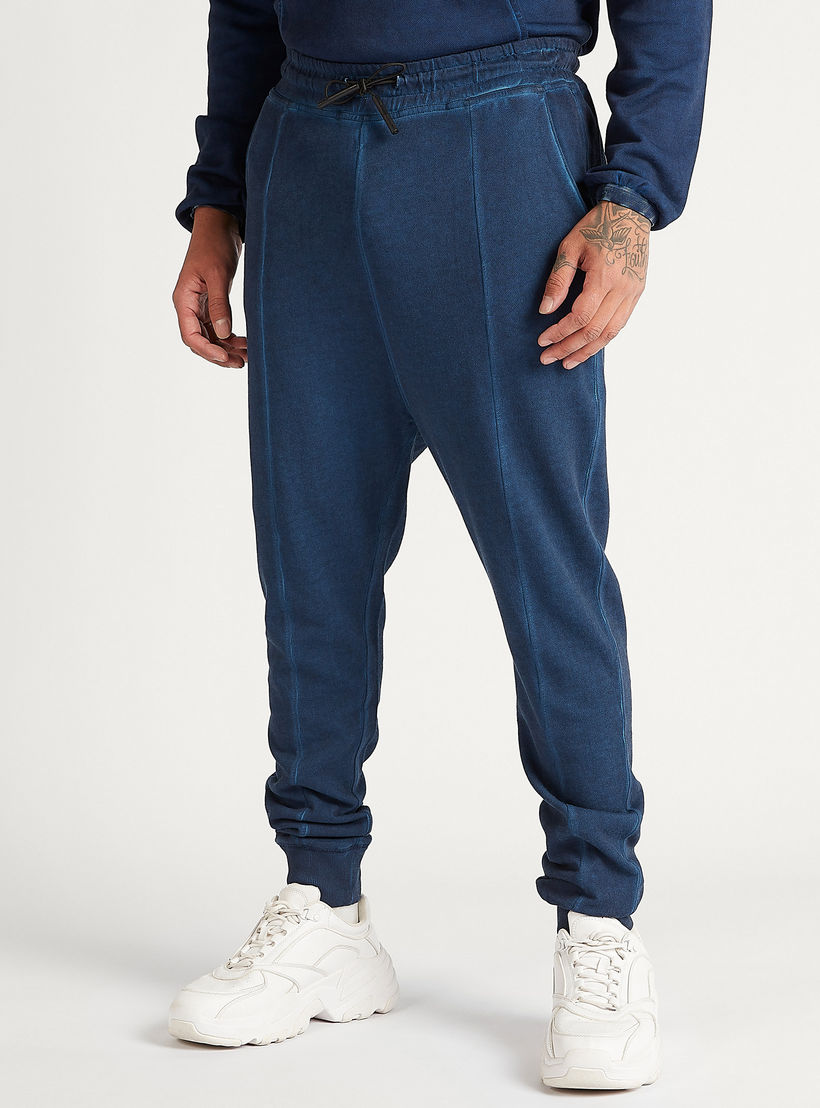 Solid Joggers with Drawstring Closure-men-clothing-bottoms-joggers-image-1