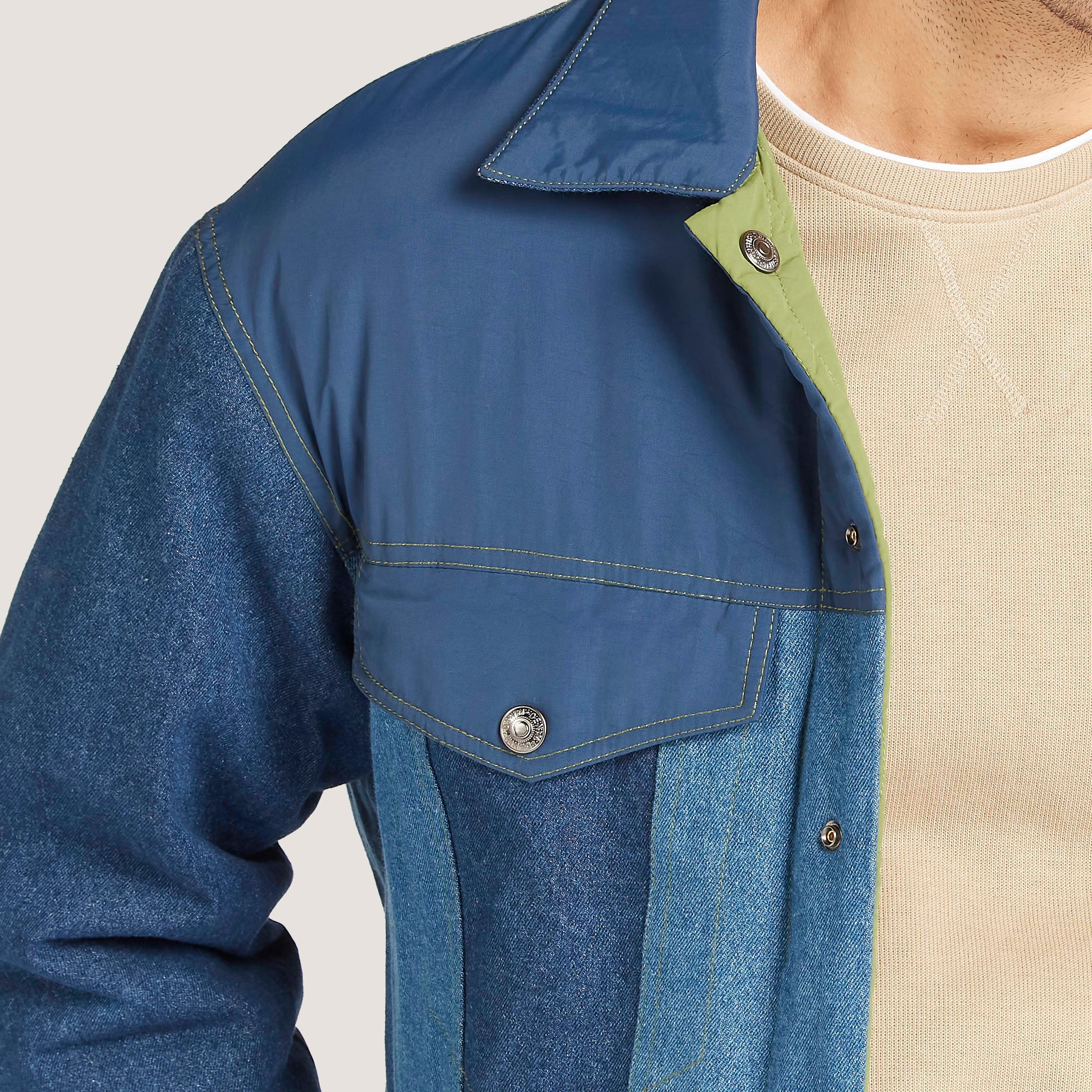 جاكيت خفيف سادة يستخدم على الوجهين بزر إغلاق وجيوب-men-clothing-jacketsandblazers-jackets-image-3