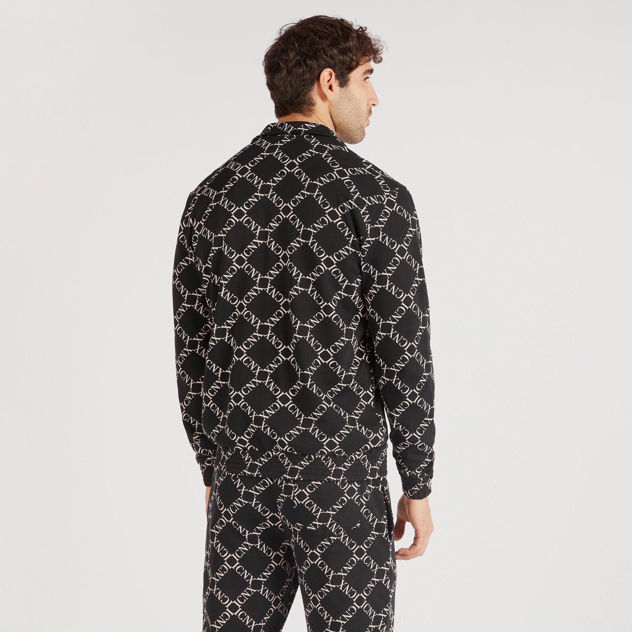 Printed Zip Through Jacket with Long Sleeves and Pockets-men-clothing-jacketsandblazers-jackets-image-4